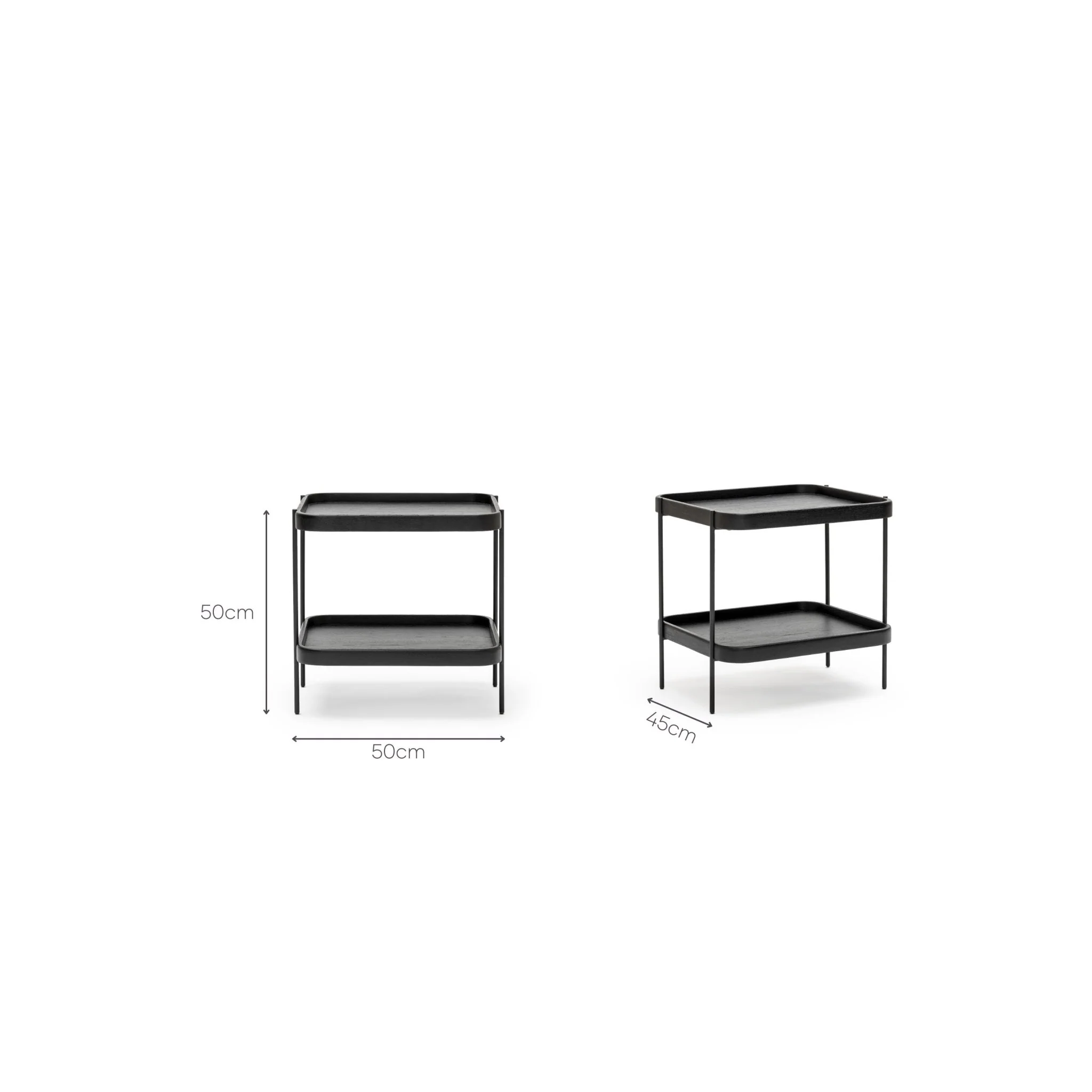 Humla Side Table - Black Oak - Image 5