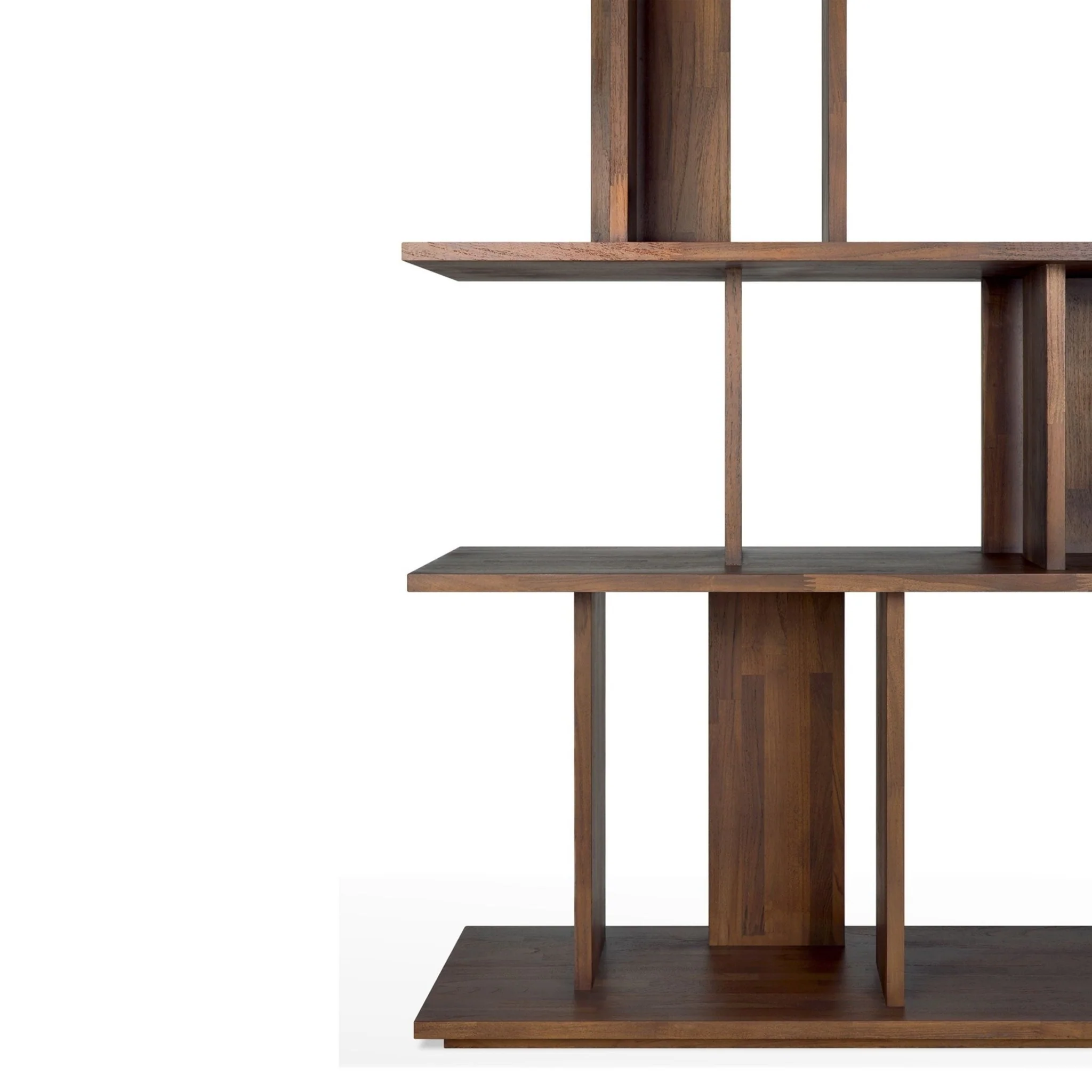 Irregular Rack - Varnished Teak - Brown - Image 10