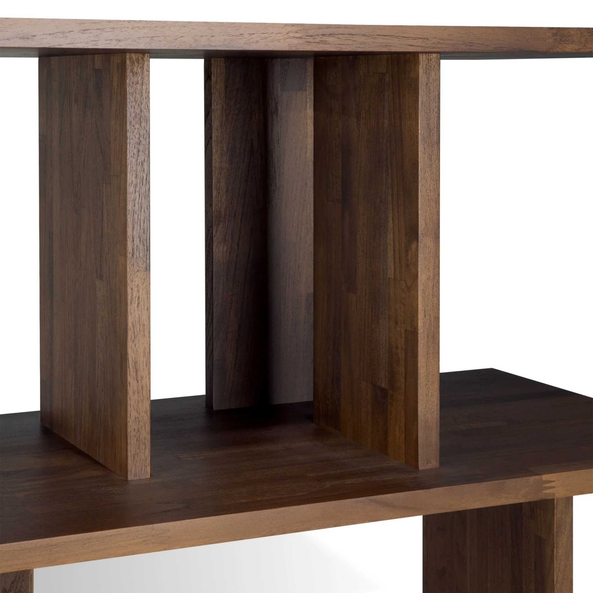 Irregular Rack - Varnished Teak - Brown - Image 4