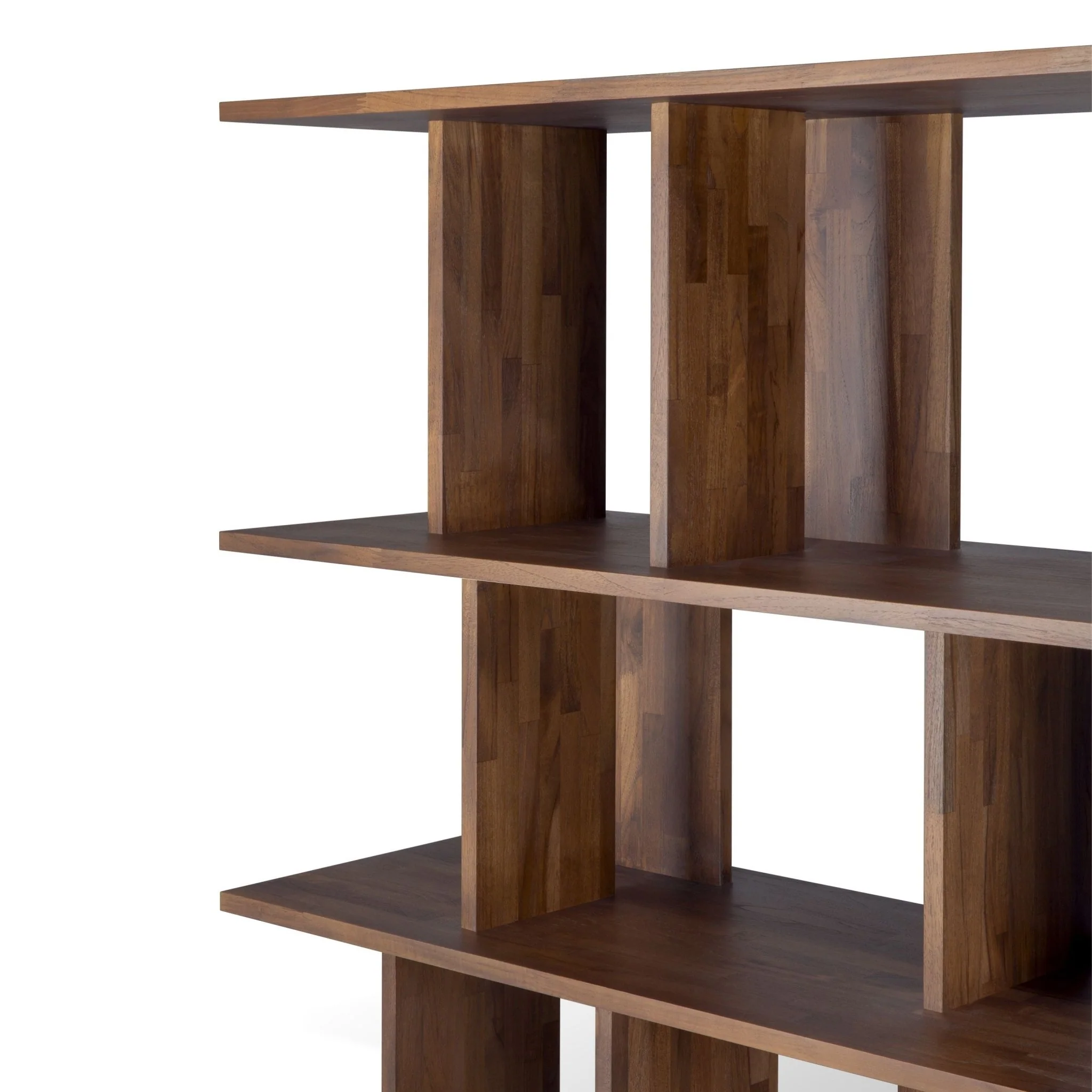 Irregular Rack - Varnished Teak - Brown - Image 6