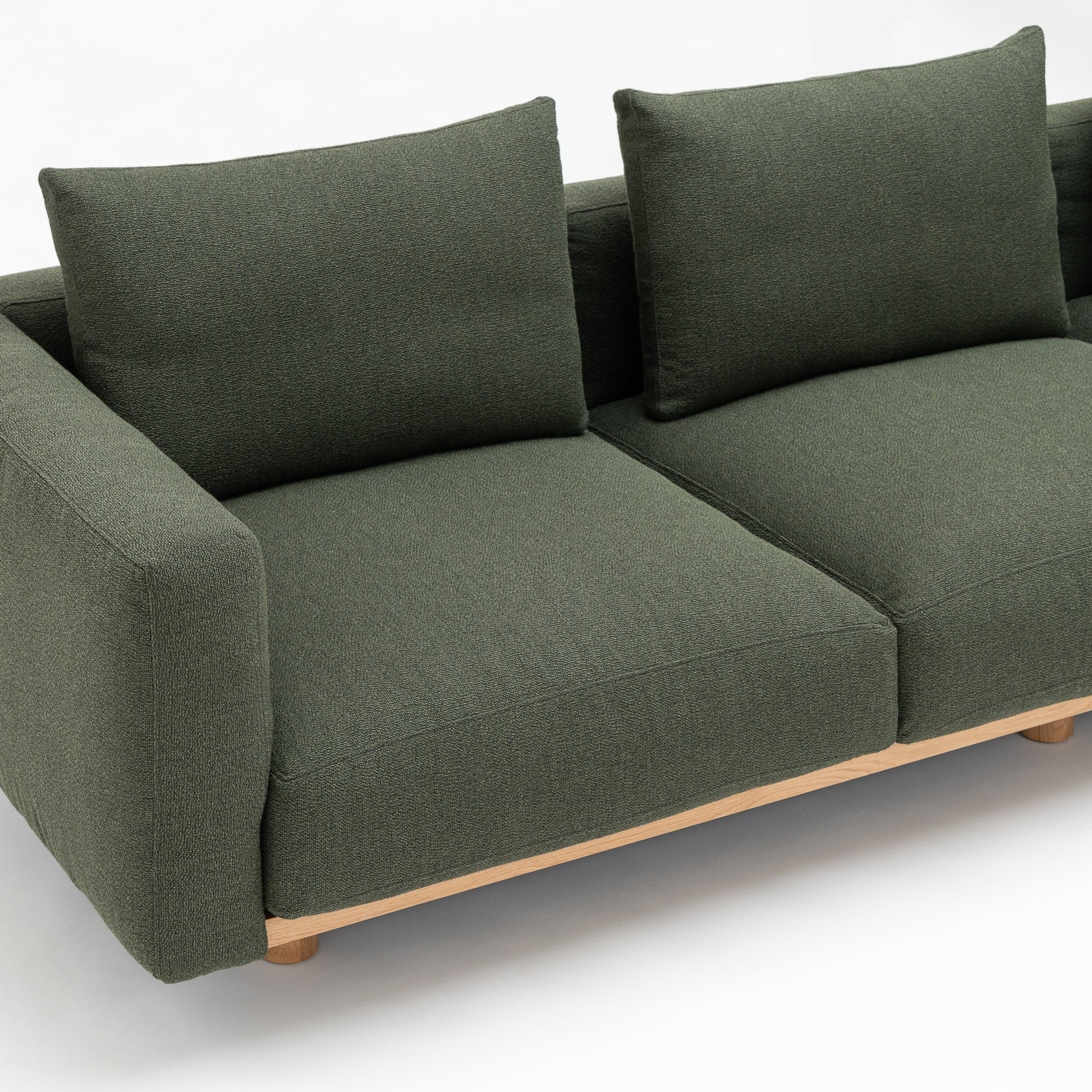 Islet 300 Sofa - Light Oak & Seaweed - Image 4
