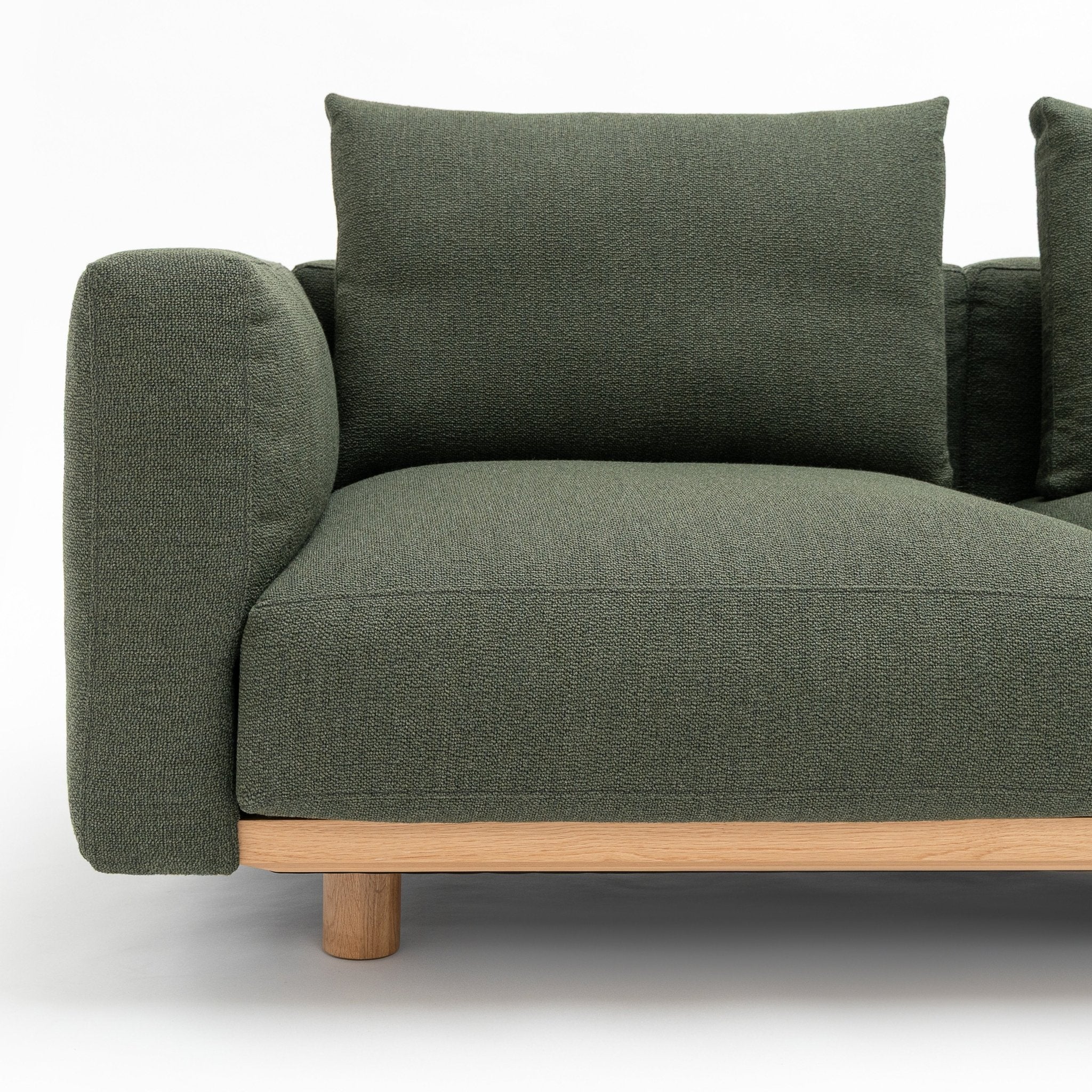 Islet 300 Sofa - Light Oak & Seaweed - Image 8