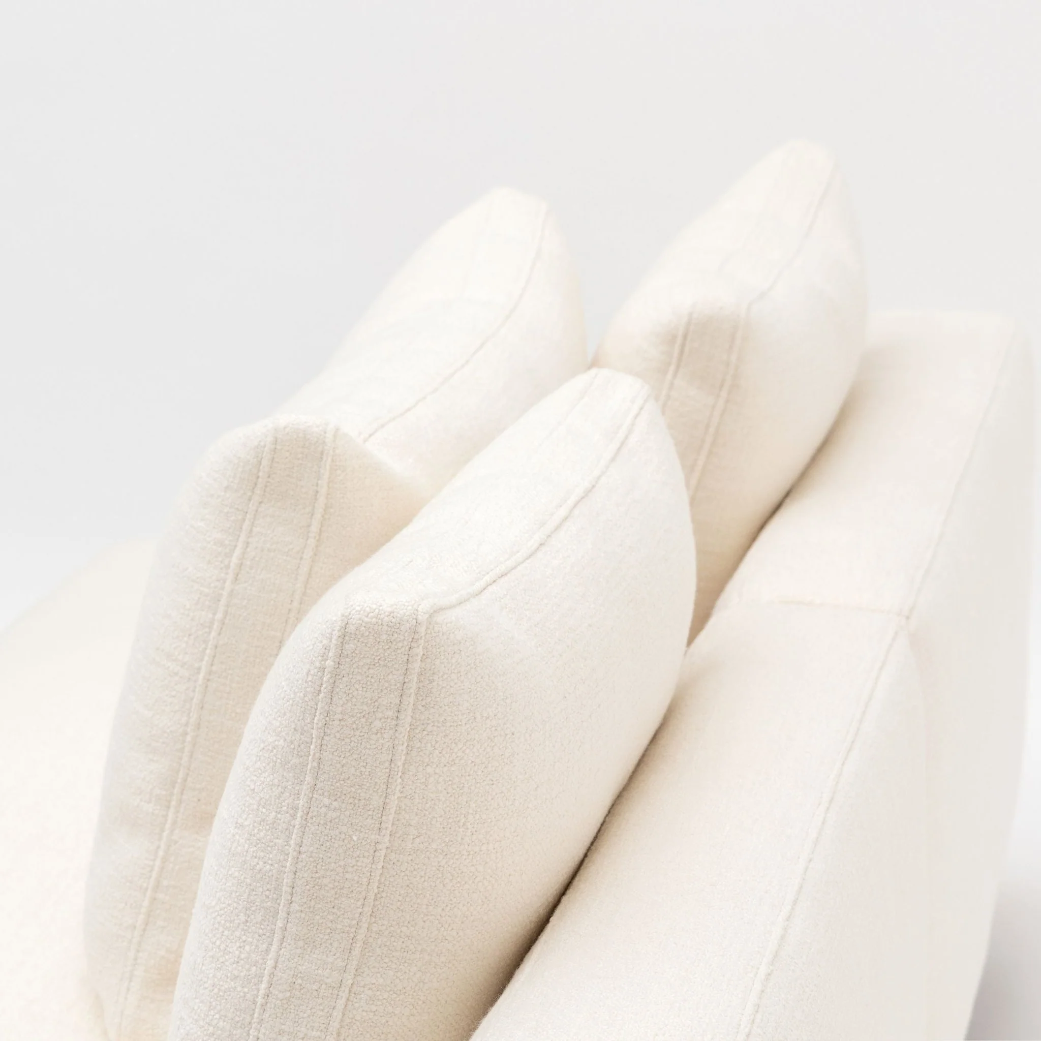 Islet L Shaped Sofa - Light Oak & Cobbler Panna Cotta - Image 5