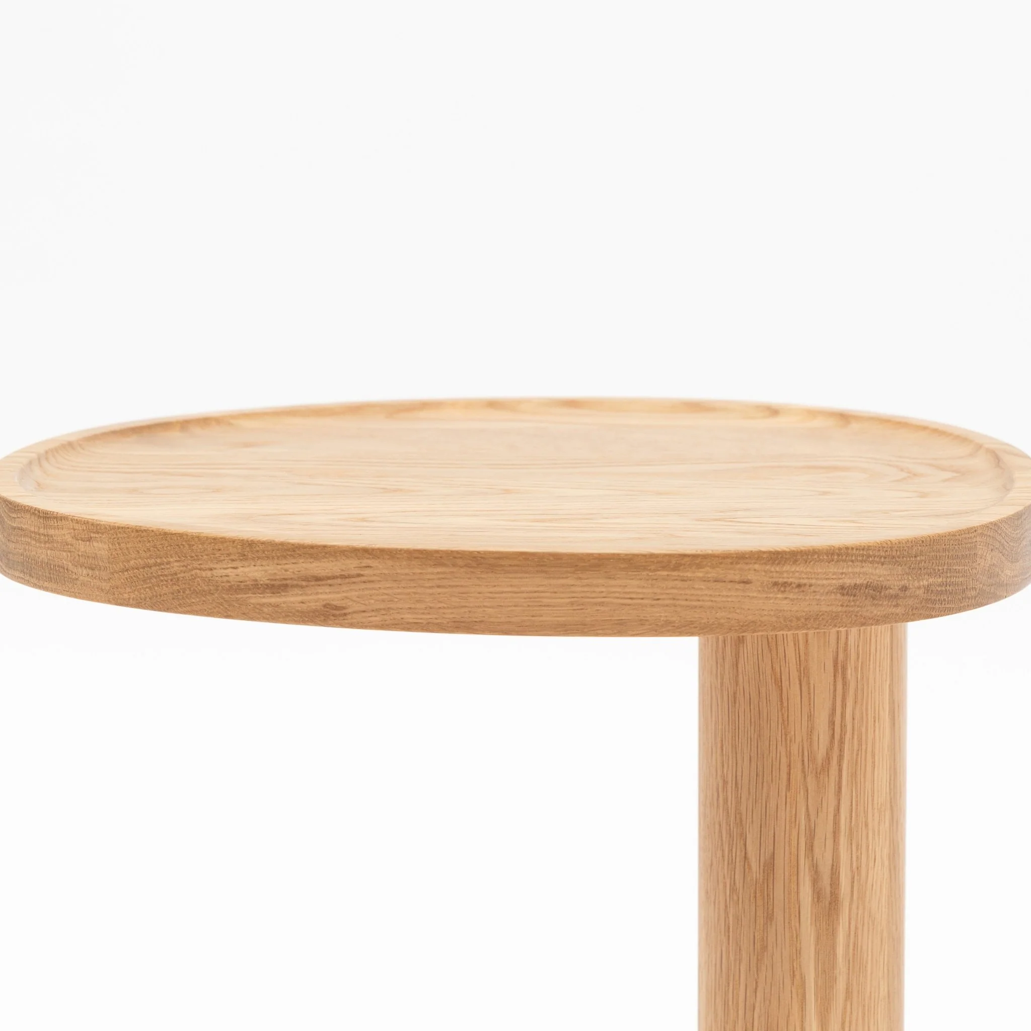 Islet Side Table - Light Oak - Image 10