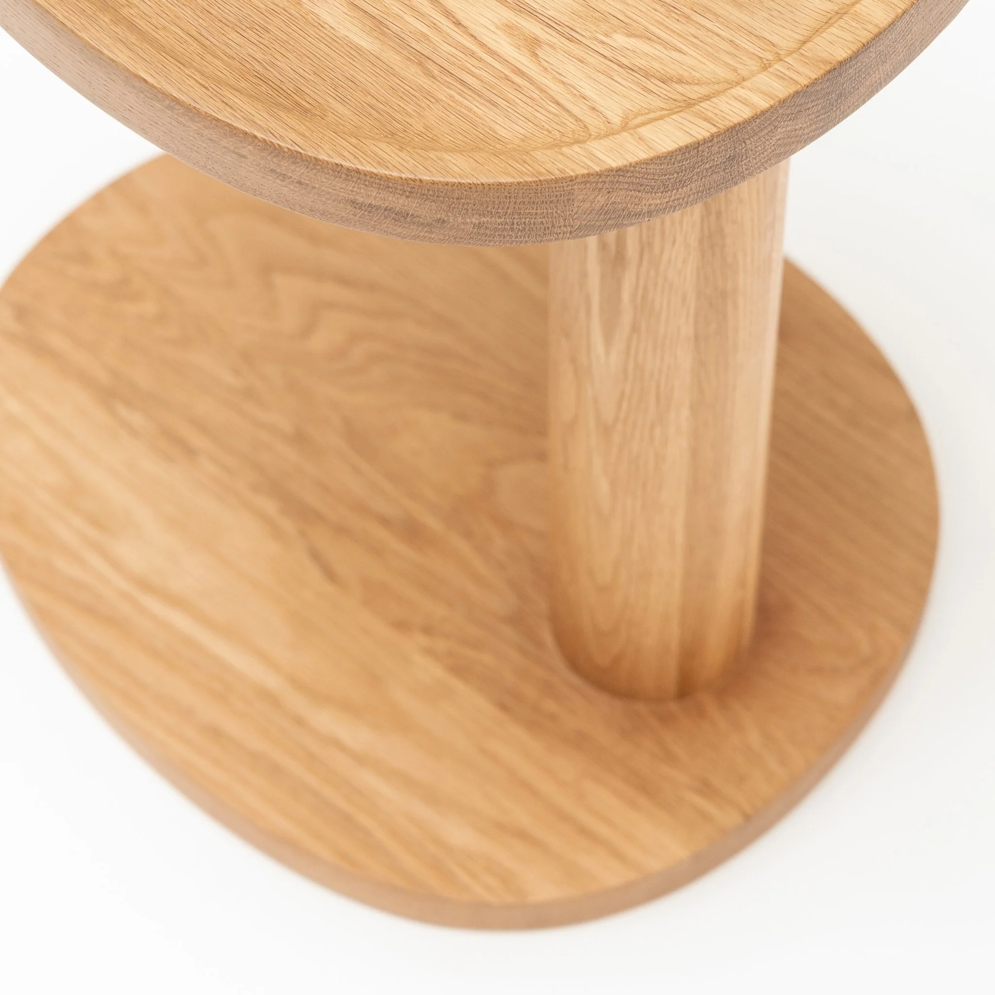 Islet Side Table - Light Oak - Image 11