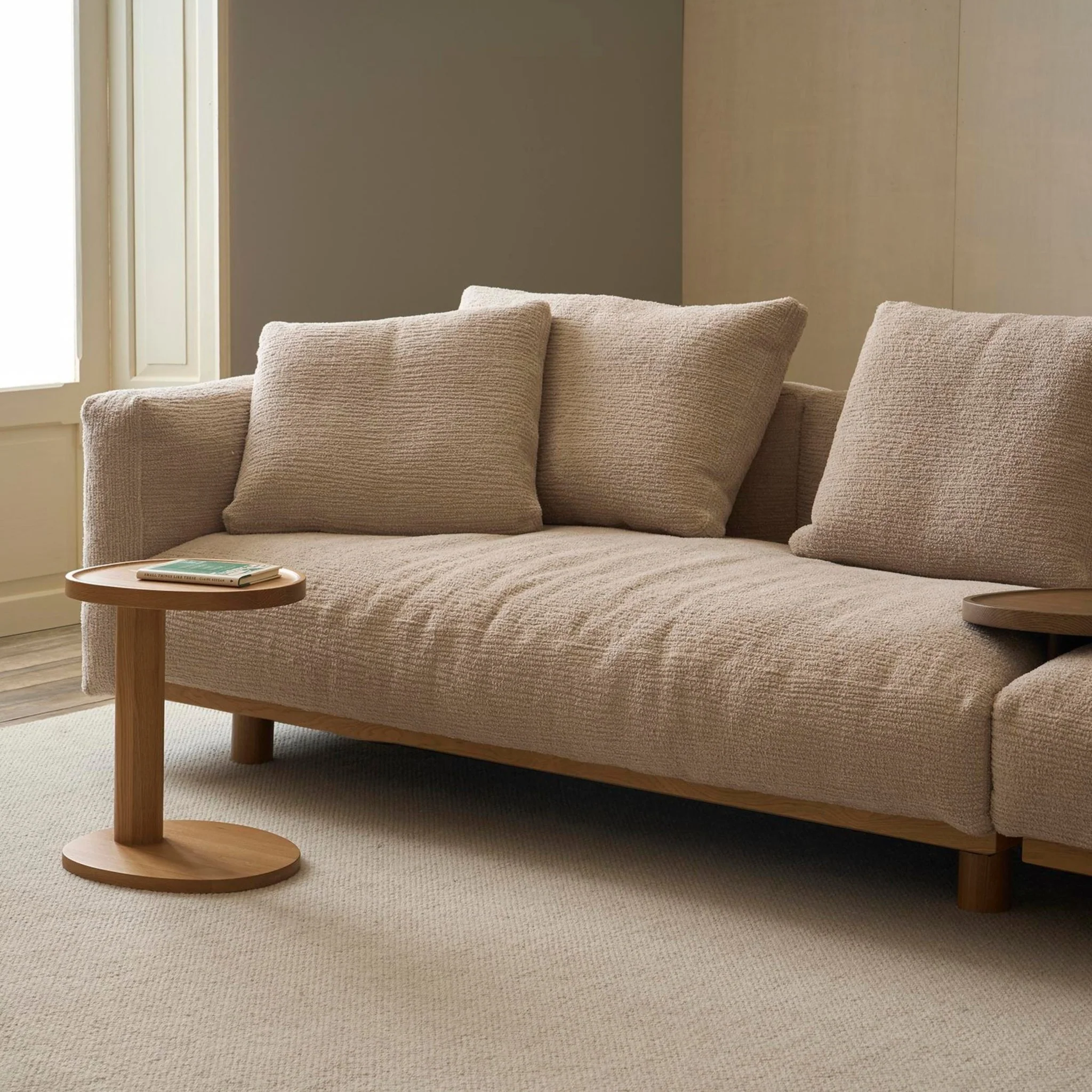 Islet Side Table - Light Oak - Image 2