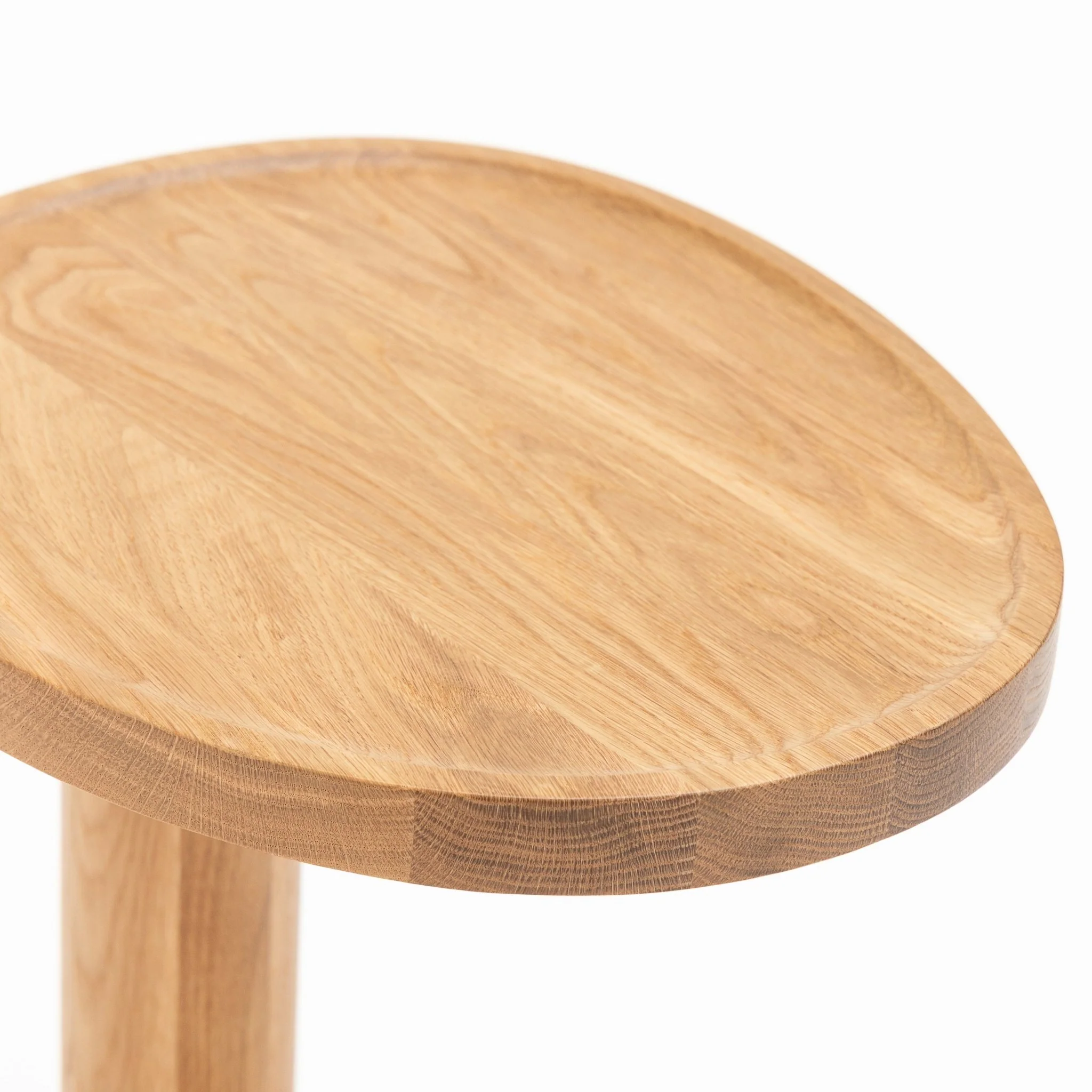 Islet Side Table - Light Oak - Image 7