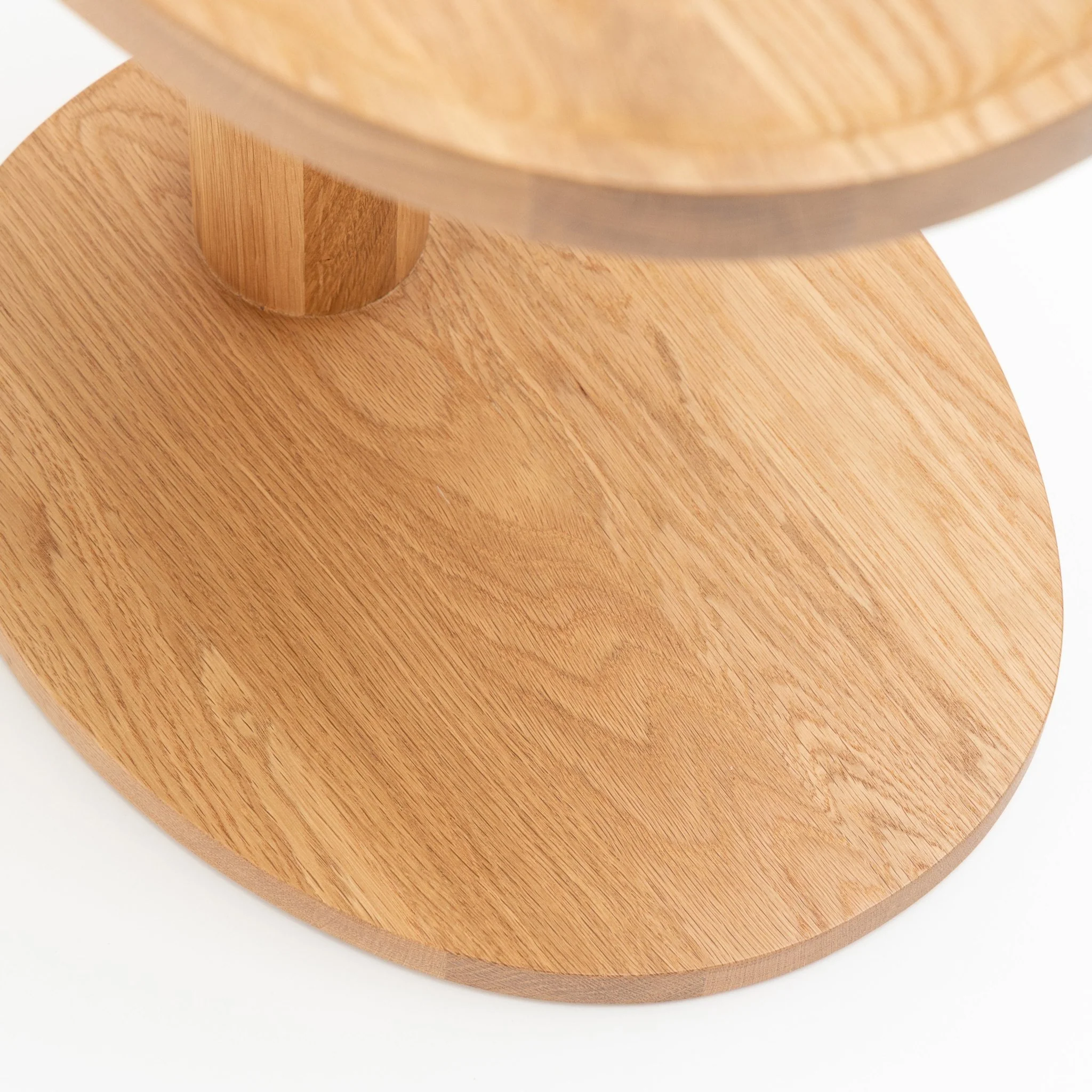 Islet Side Table - Light Oak - Image 8