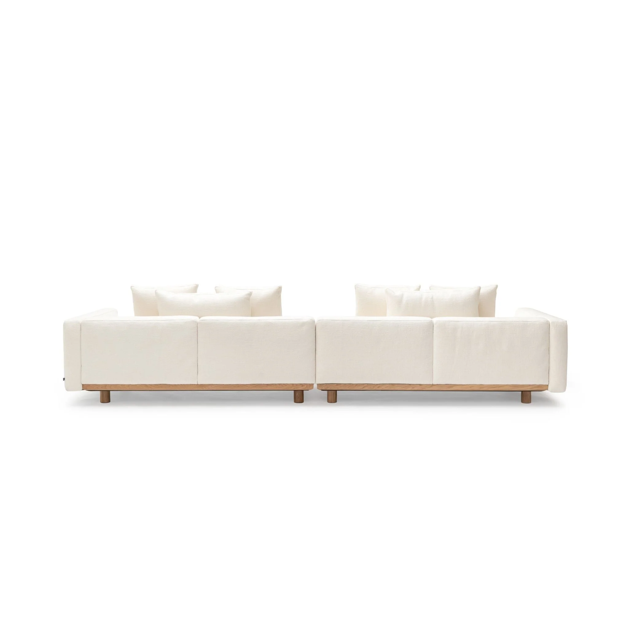 Islet Sofa - Light Oak & Cobbler Panna Cotta - Image 4