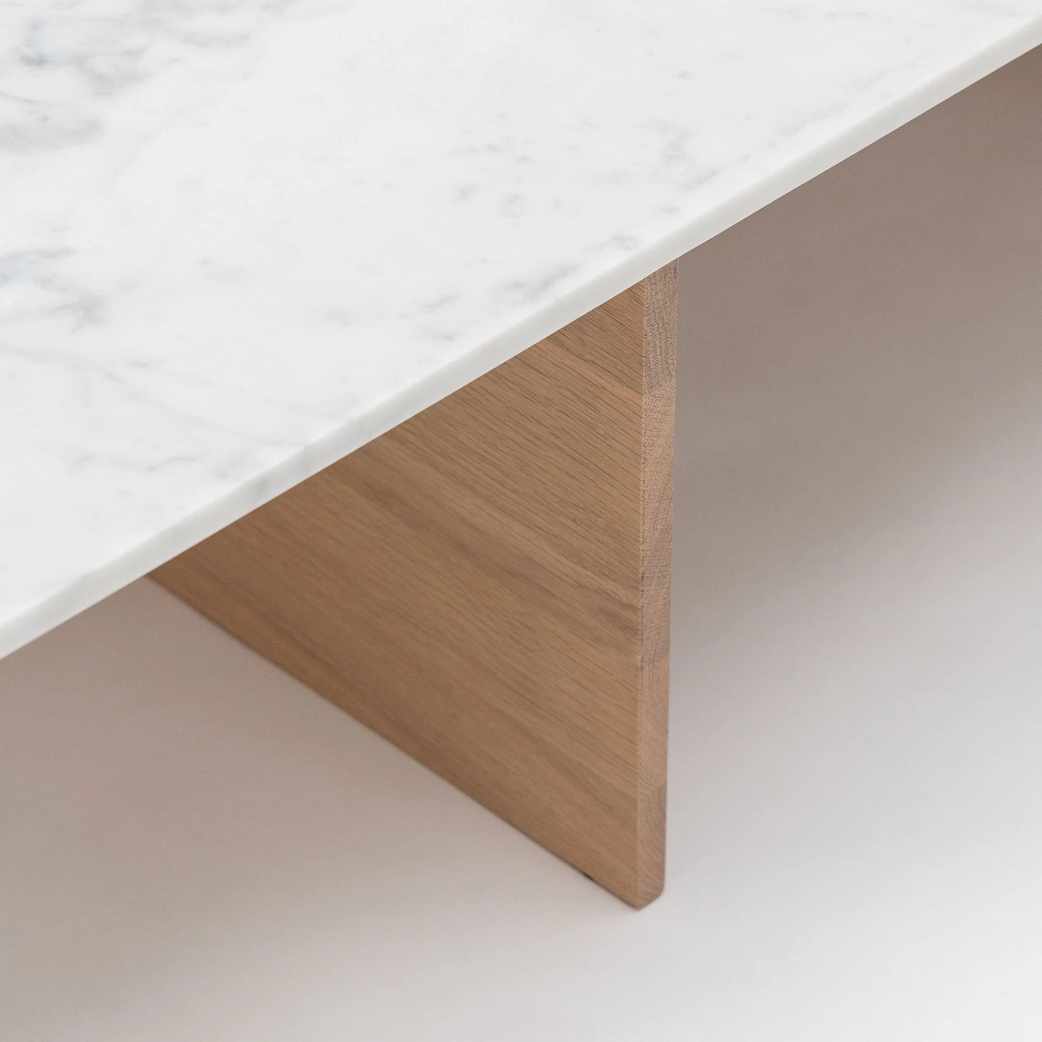 Jaunt 150 Rectangular Coffee Table - Blonde Oak & Bianca Carrara - Image 6