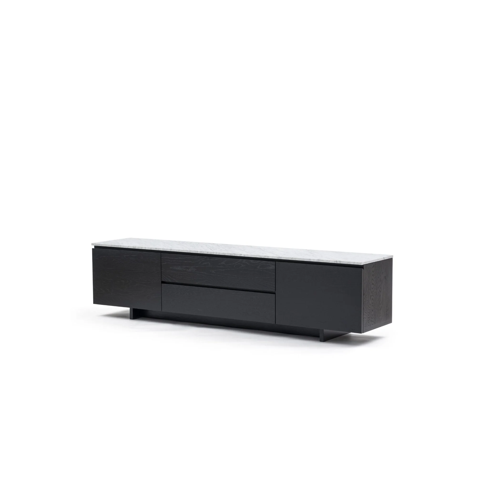 Kami 220 Entertainment Unit - Black Oak & Bianca Carrara