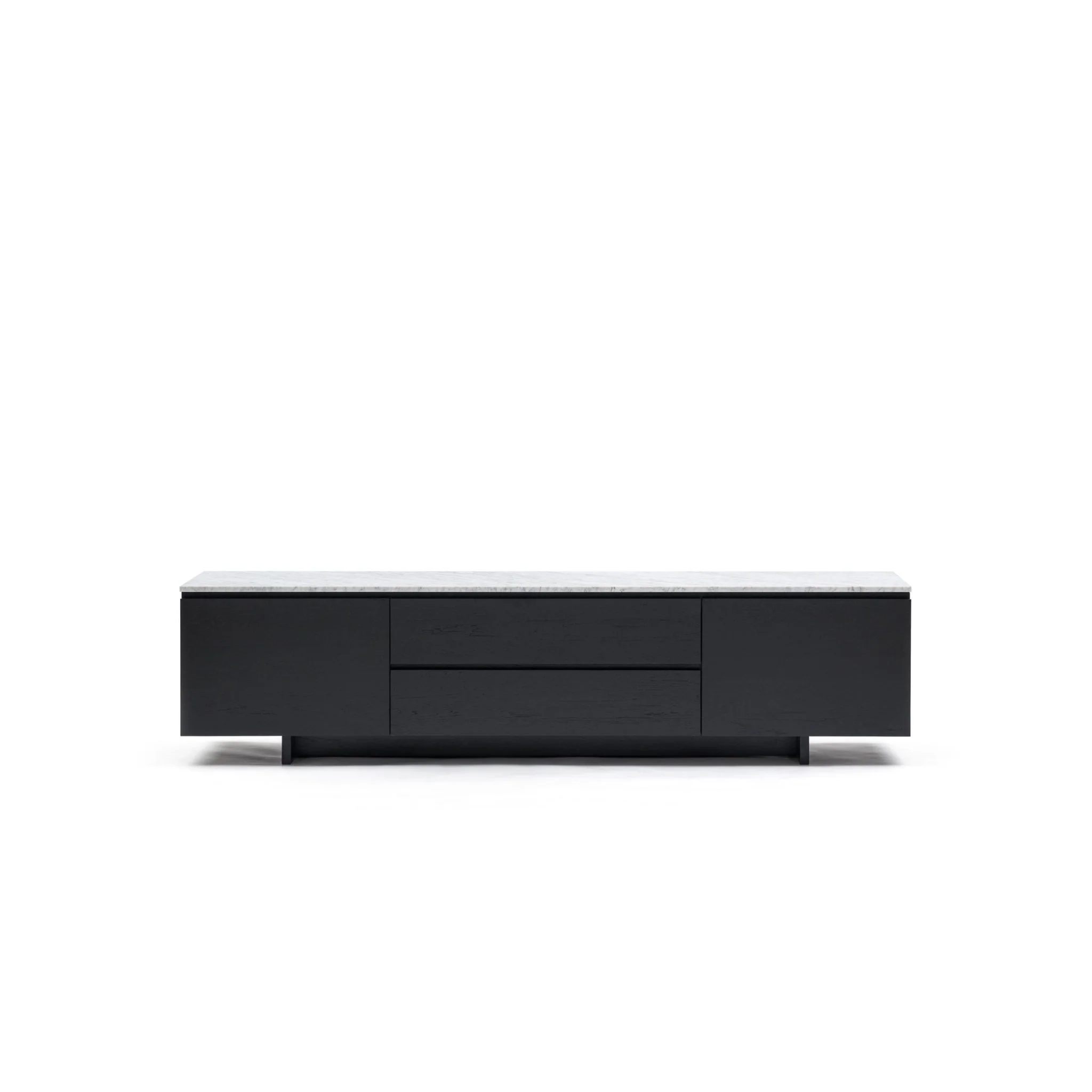 Kami 220 Entertainment Unit - Black Oak & Bianca Carrara - Image 2