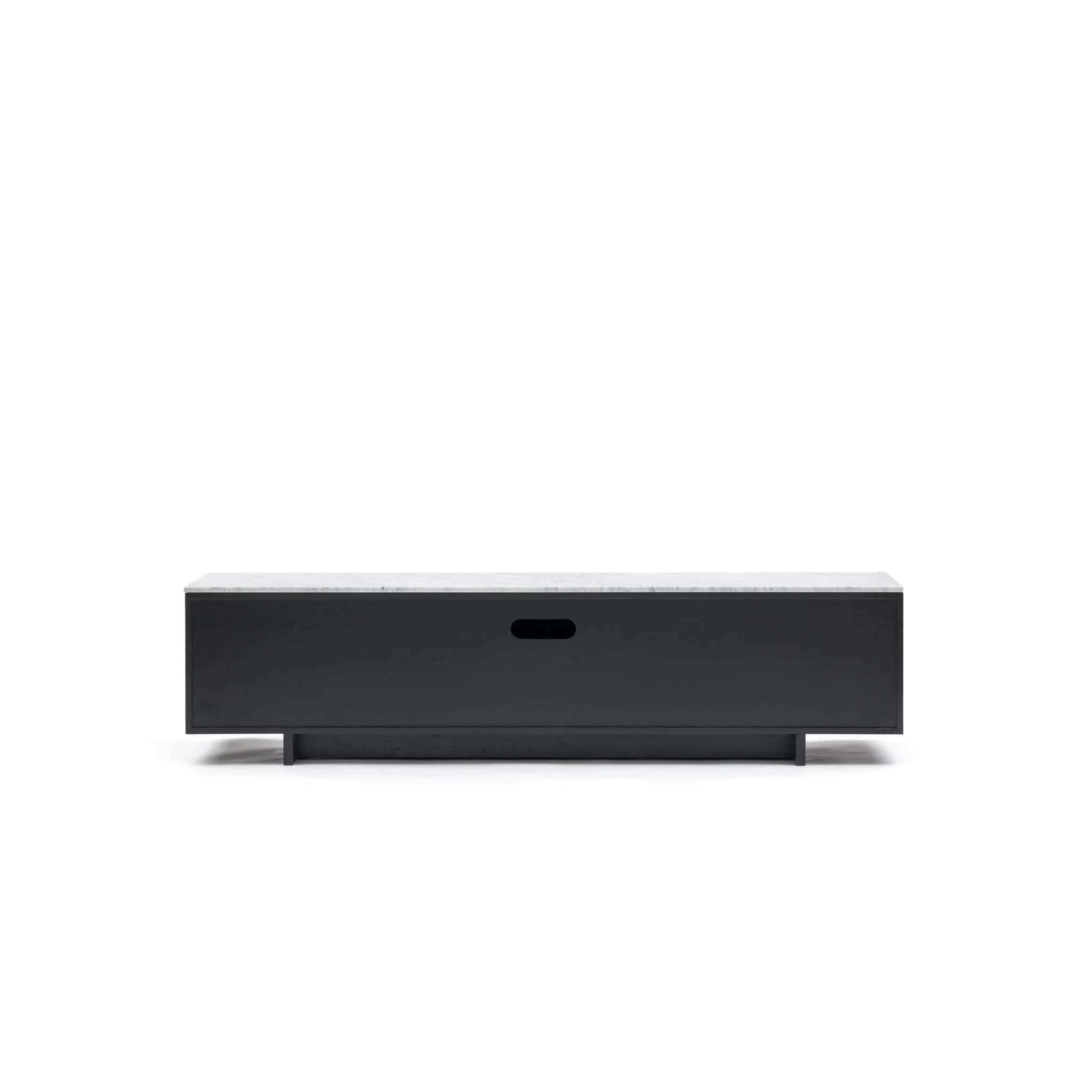 Kami 220 Entertainment Unit - Black Oak & Bianca Carrara - Image 3