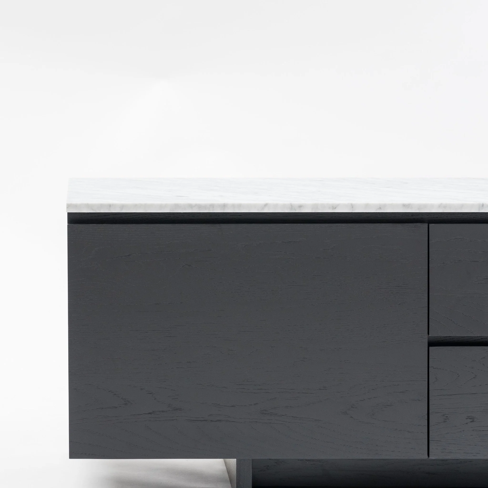 Kami 220 Entertainment Unit - Black Oak & Bianca Carrara - Image 5