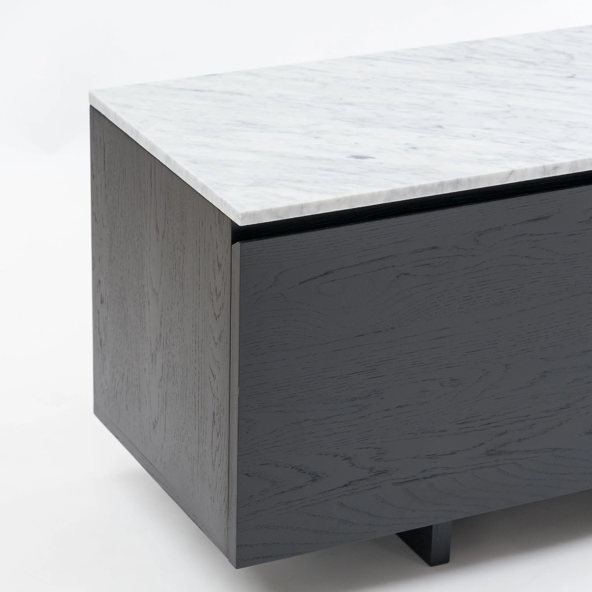 Kami 220 Entertainment Unit - Black Oak & Bianca Carrara - Image 6