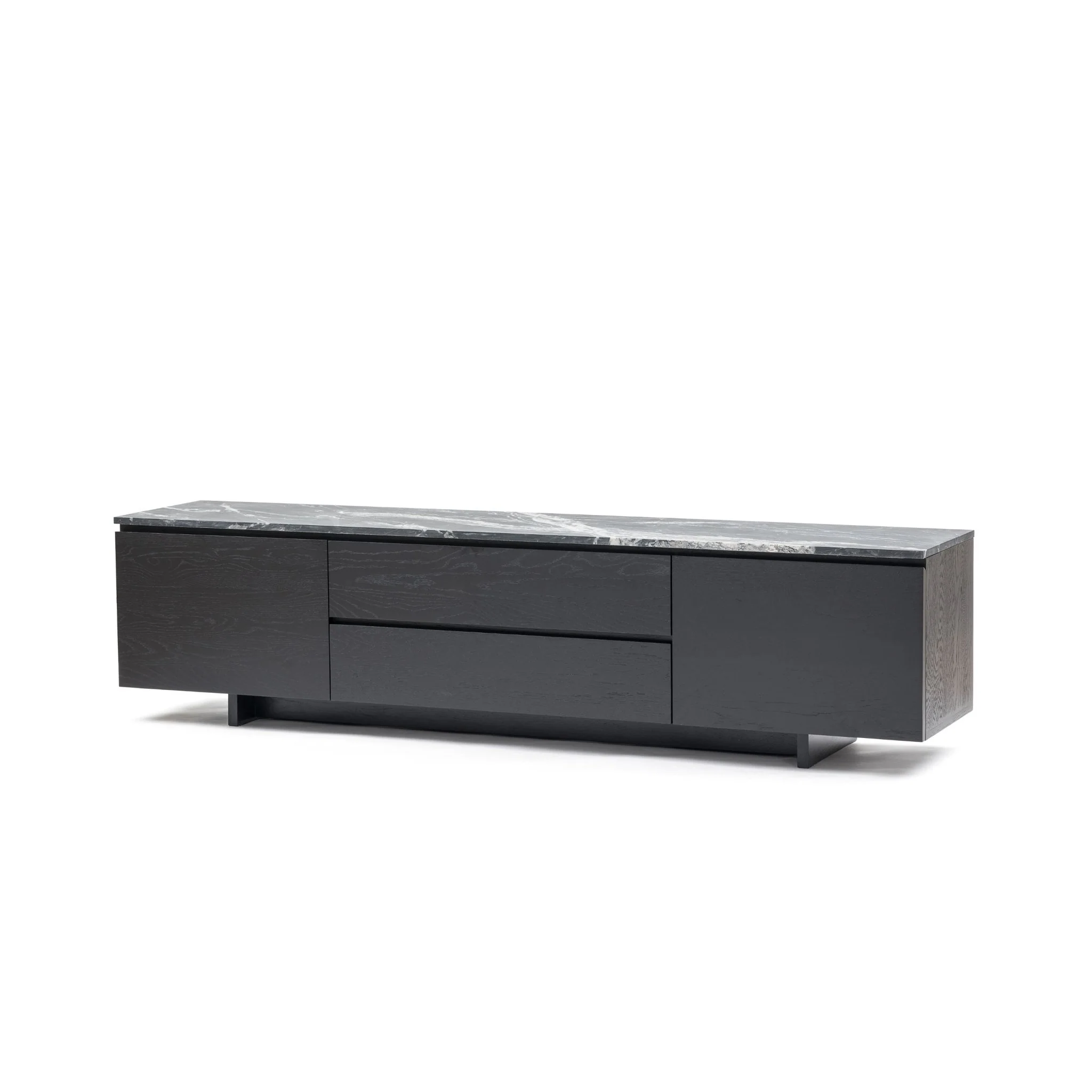 Kami 220 Entertainment Unit - Black Oak & Nero Perlato