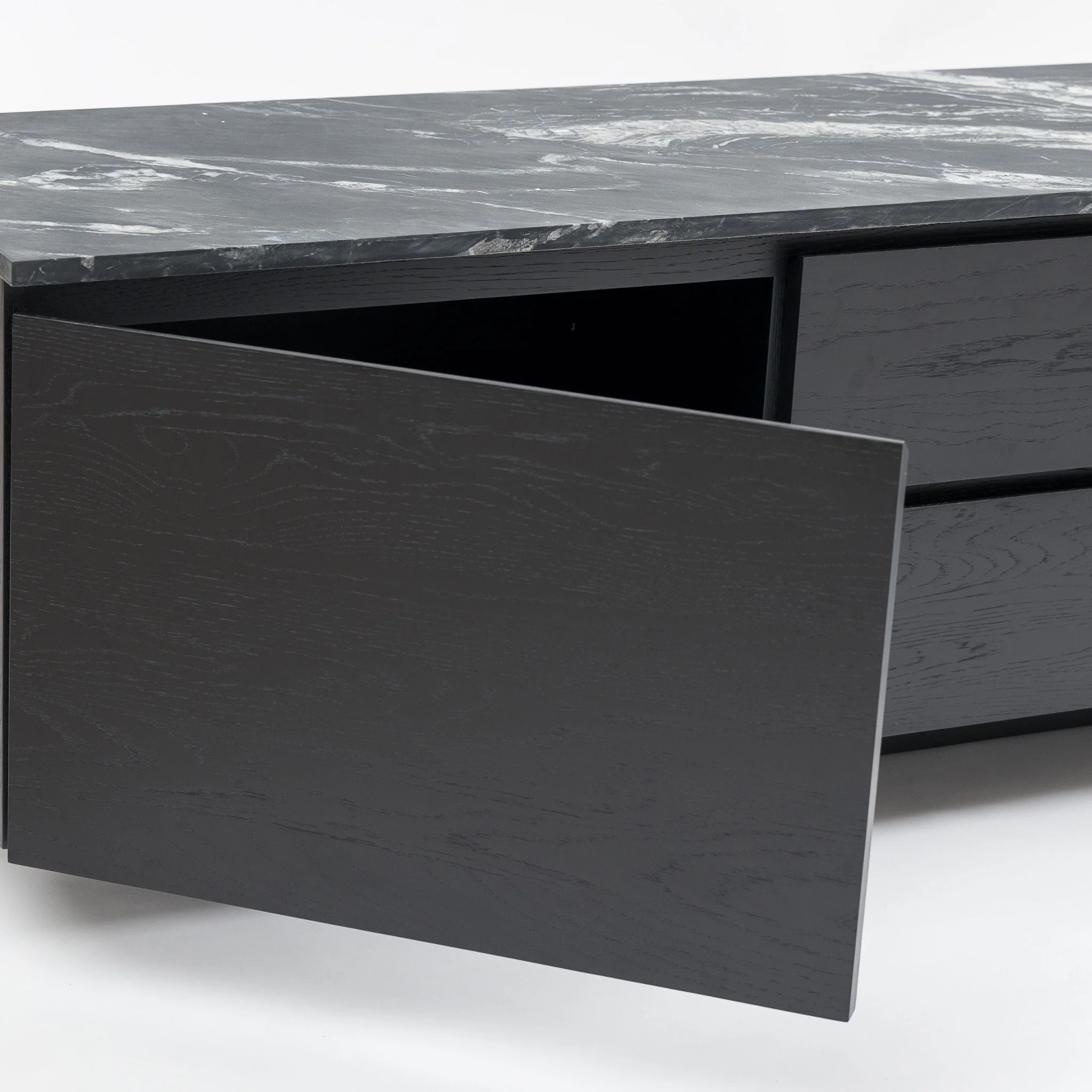 Kami 220 Entertainment Unit - Black Oak & Nero Perlato - Image 10