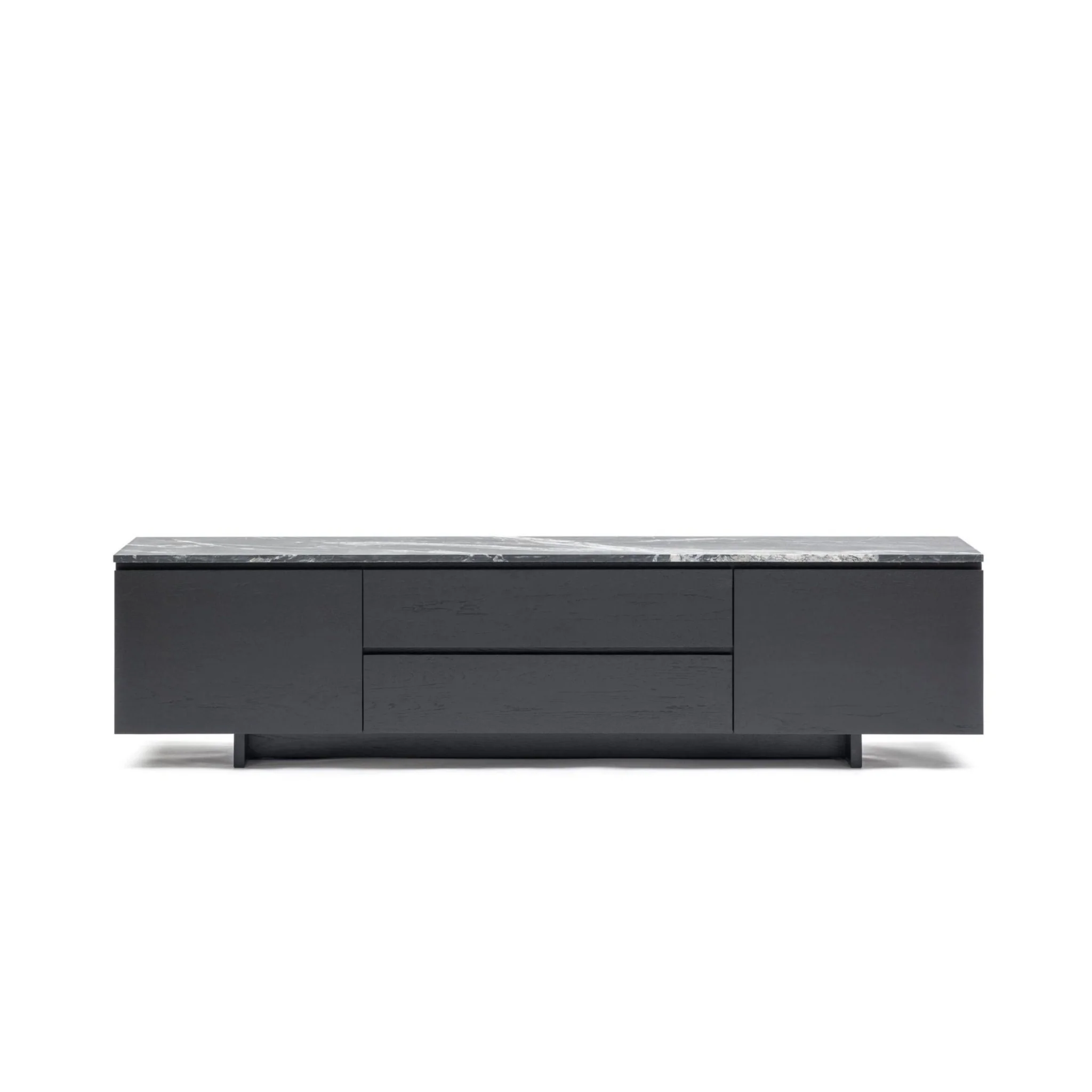 Kami 220 Entertainment Unit - Black Oak & Nero Perlato - Image 2