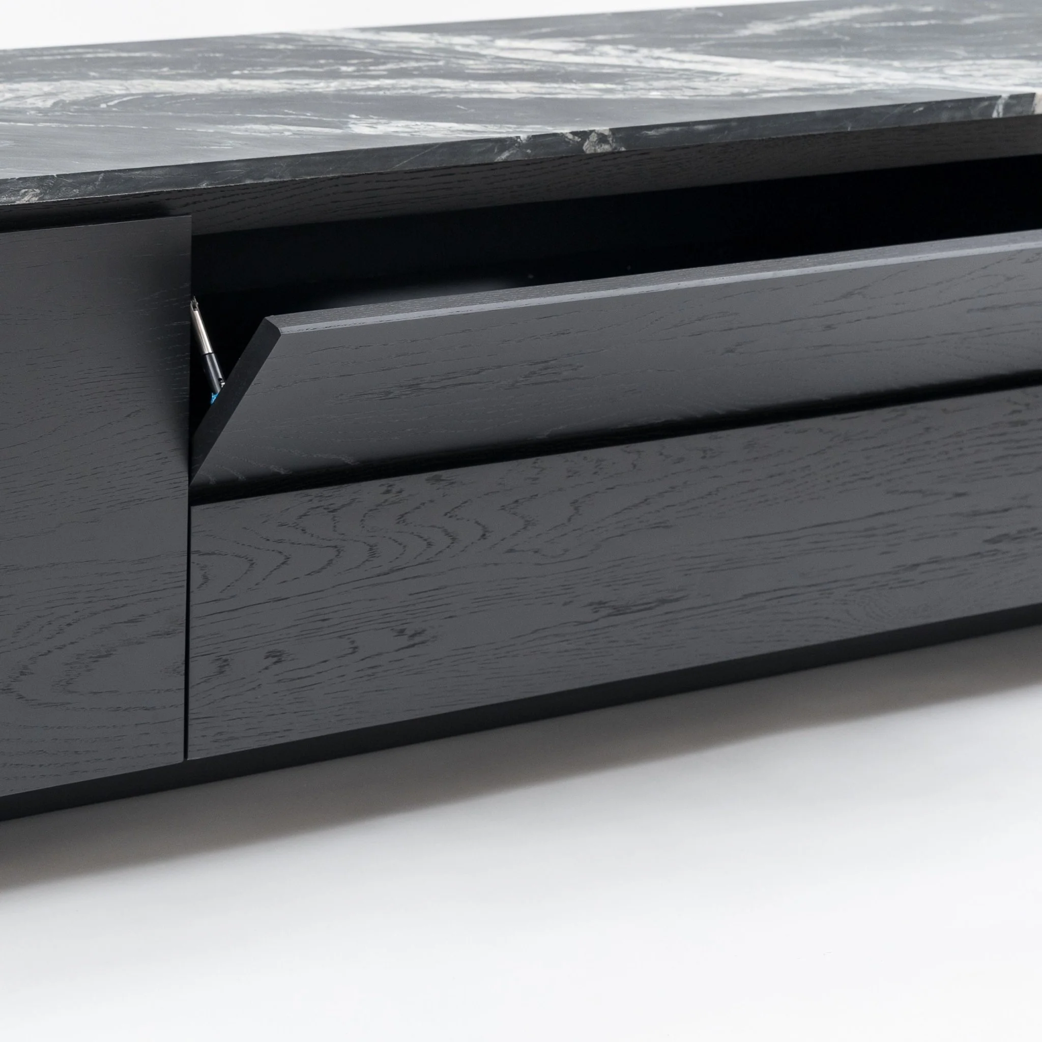 Kami 220 Entertainment Unit - Black Oak & Nero Perlato - Image 8