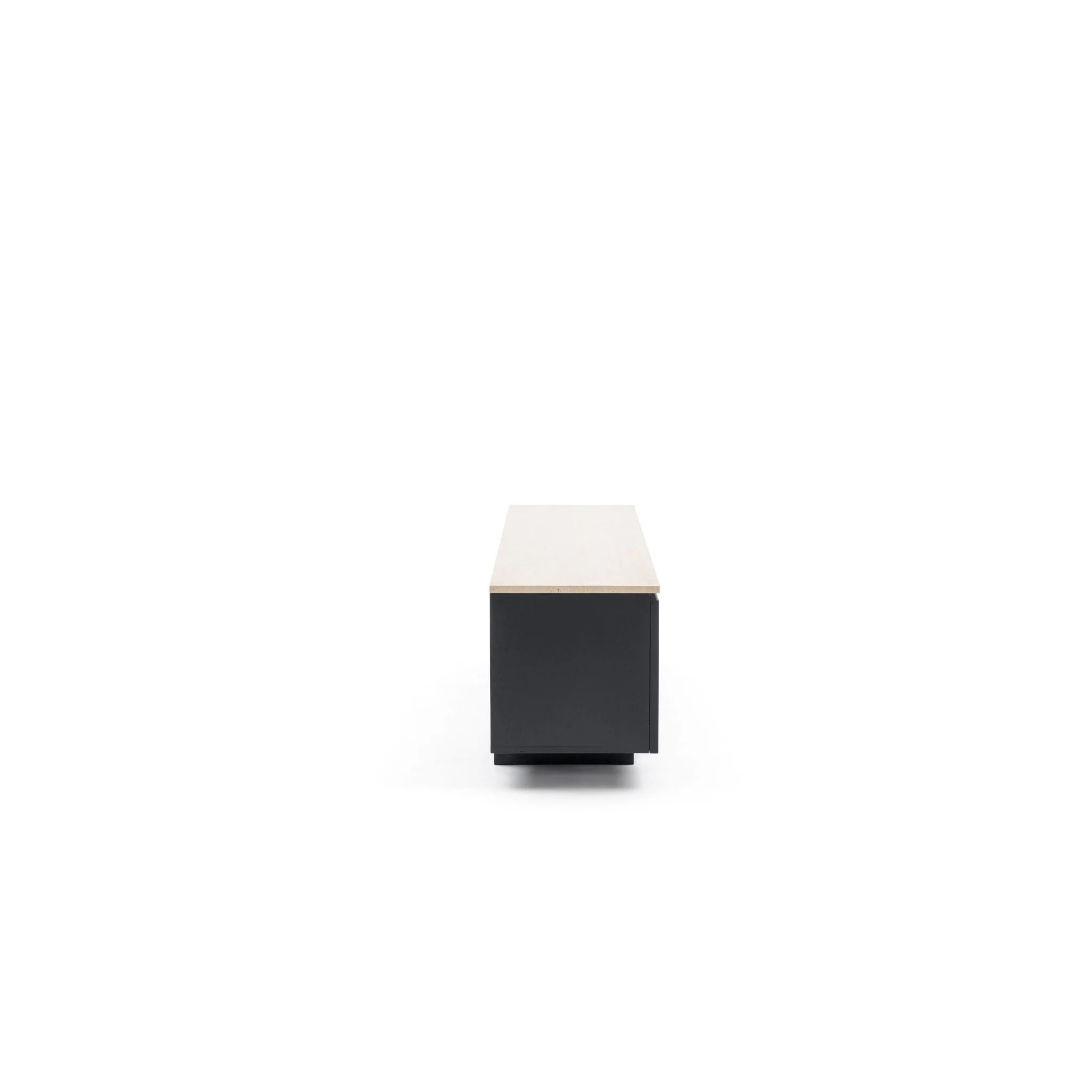 Kami 220 Entertainment Unit - Black Oak & Travertine - Image 4
