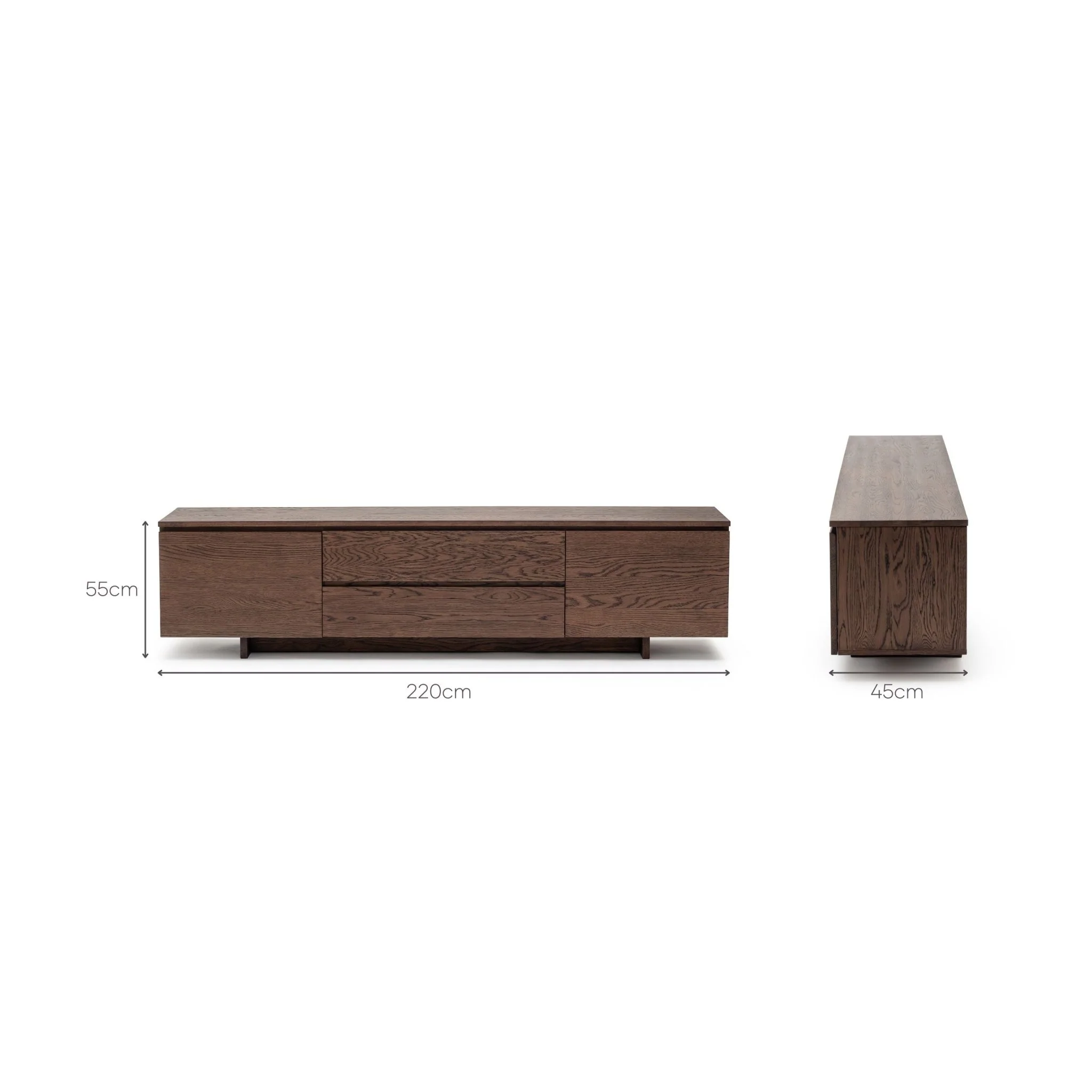 Kami 220 Entertainment Unit - Espresso Oak - Image 19
