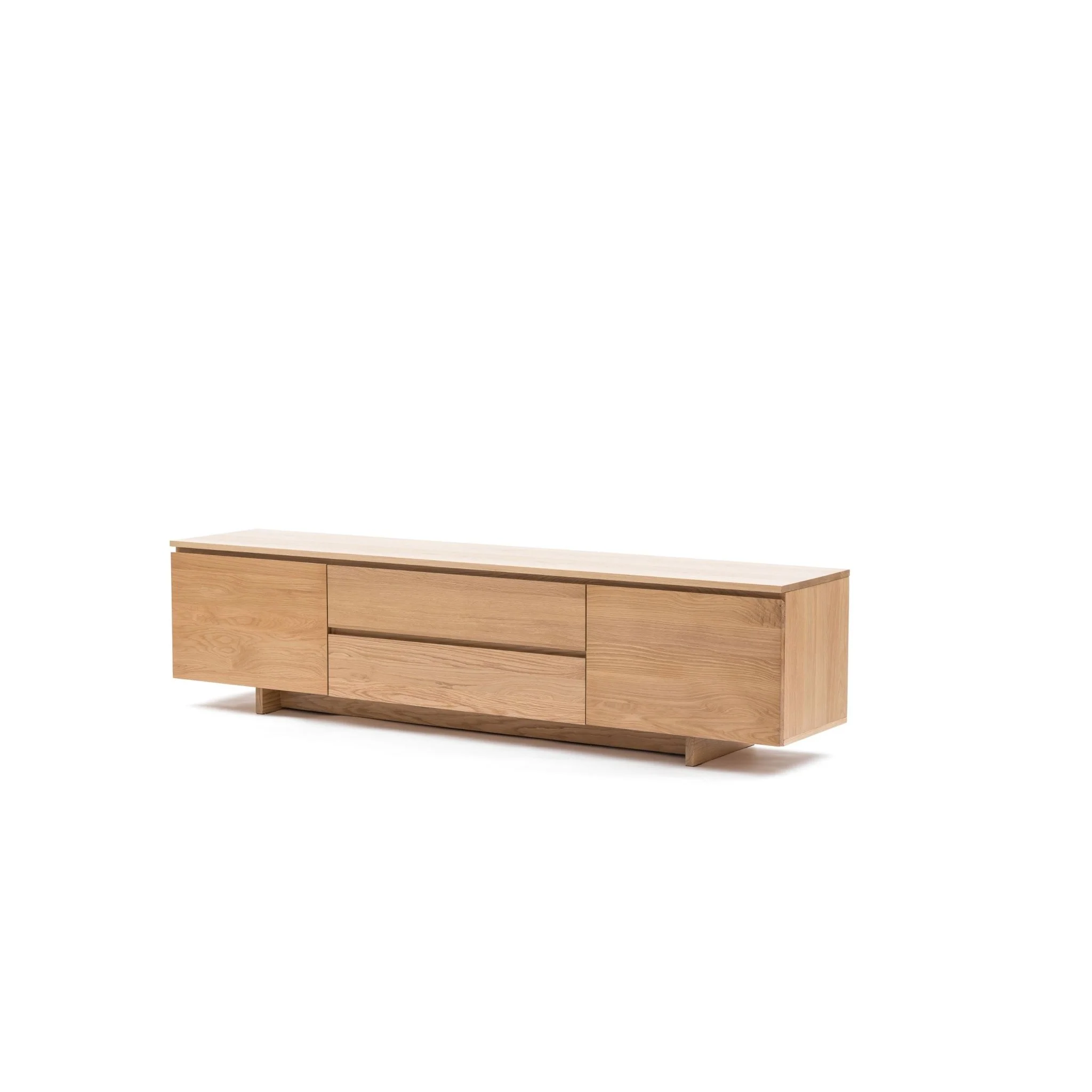 Kami 220 Entertainment Unit - Light Oak