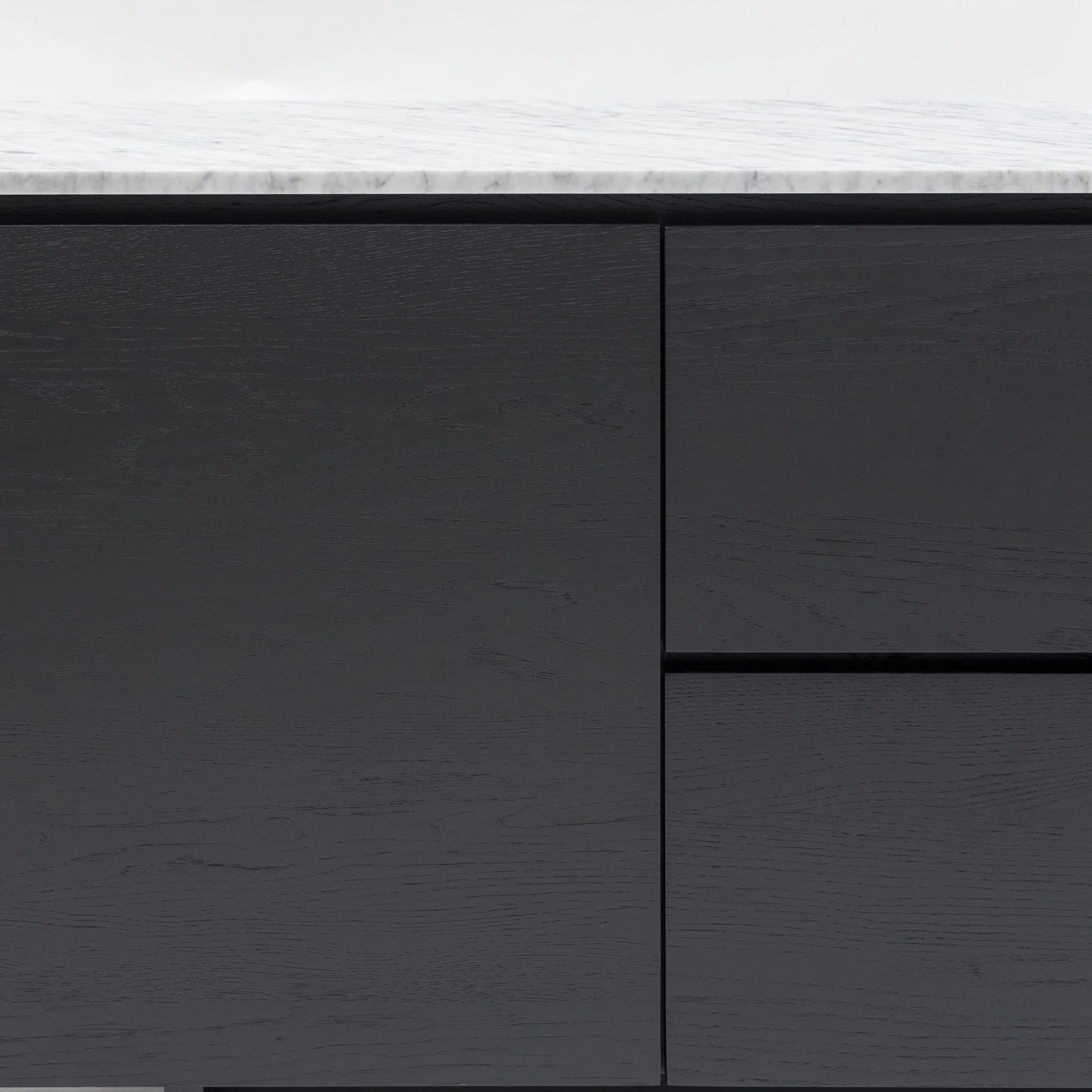 Kami 220 Sideboard - Black Oak & Bianca Carrara - Image 13