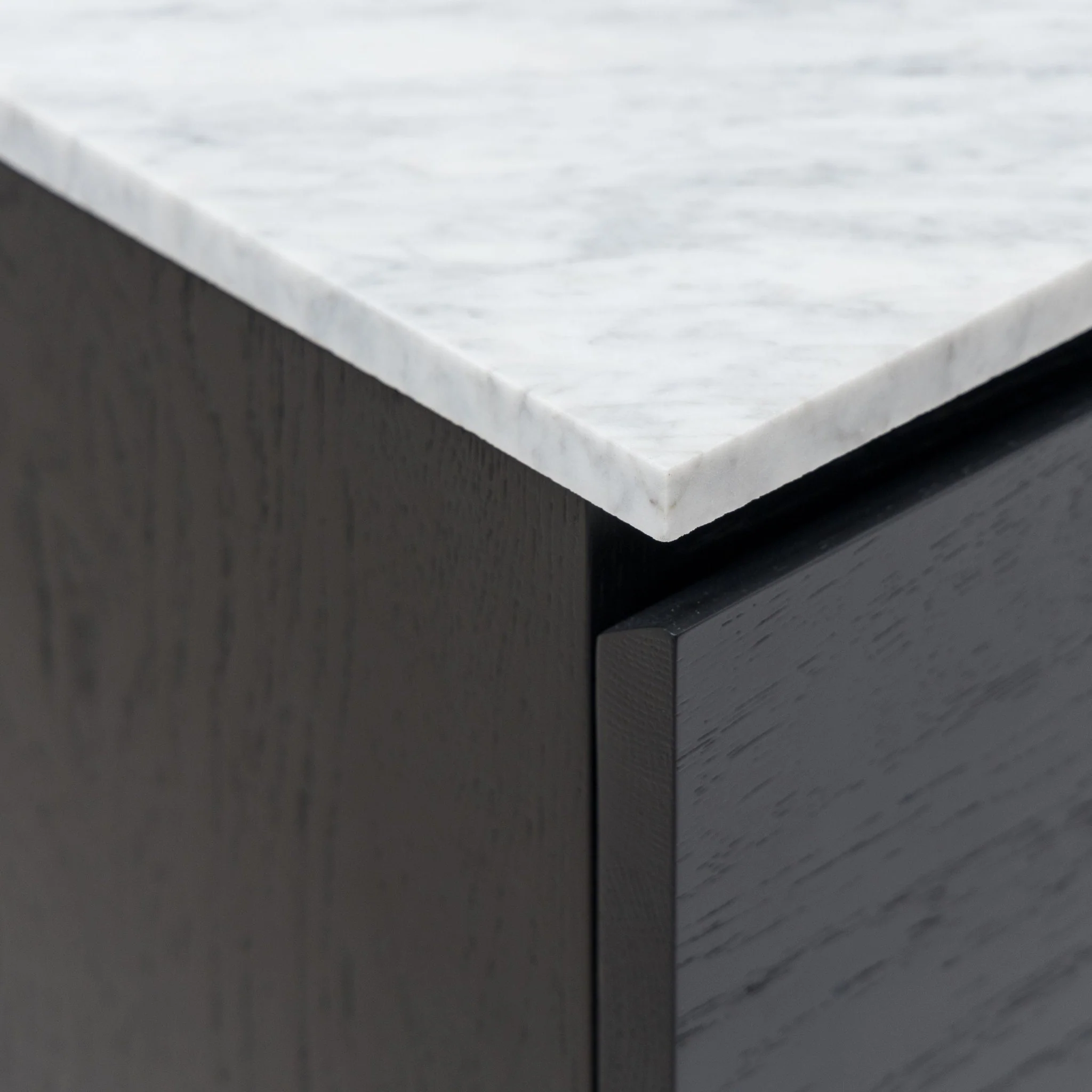 Kami 220 Sideboard - Black Oak & Bianca Carrara - Image 16