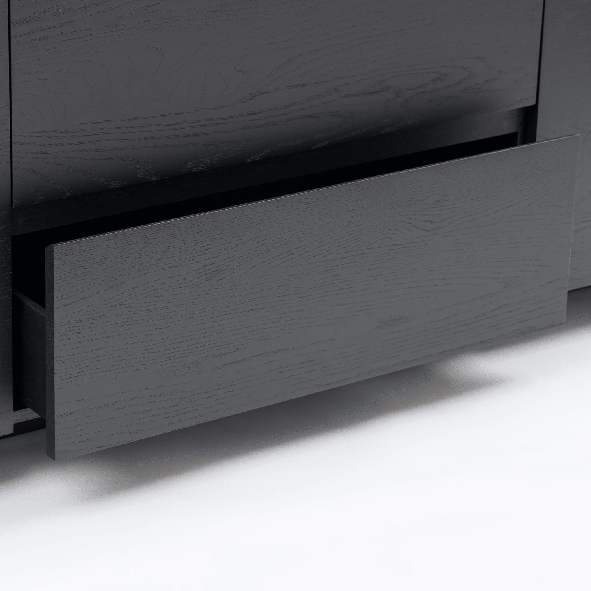 Kami 220 Sideboard - Black Oak & Nero Perlato - Image 10