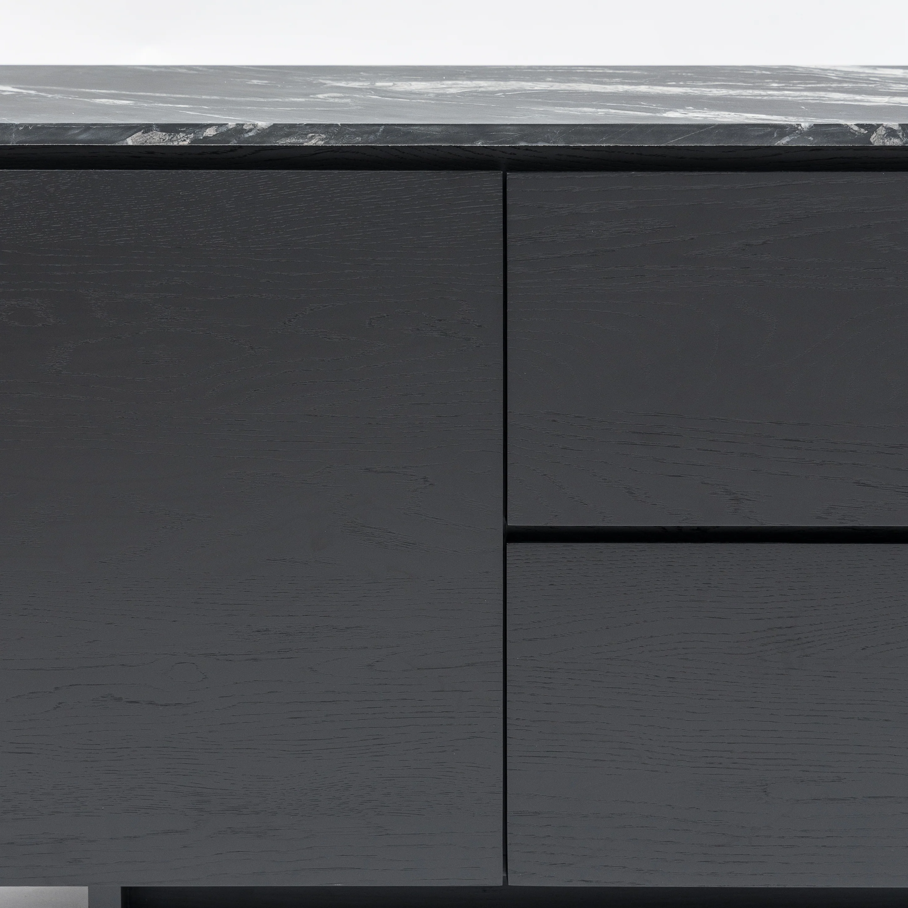 Kami 220 Sideboard - Black Oak & Nero Perlato - Image 11