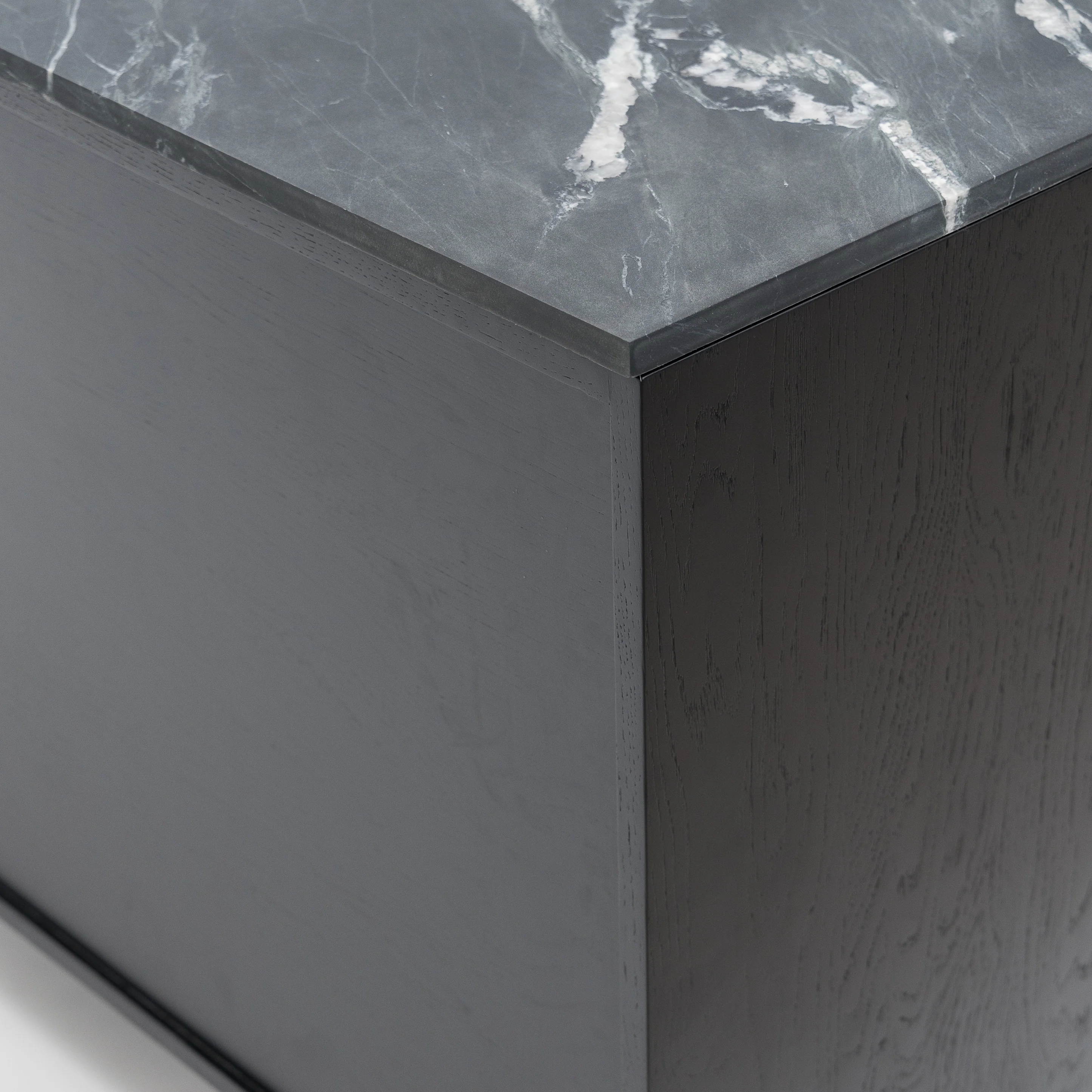Kami 220 Sideboard - Black Oak & Nero Perlato - Image 15