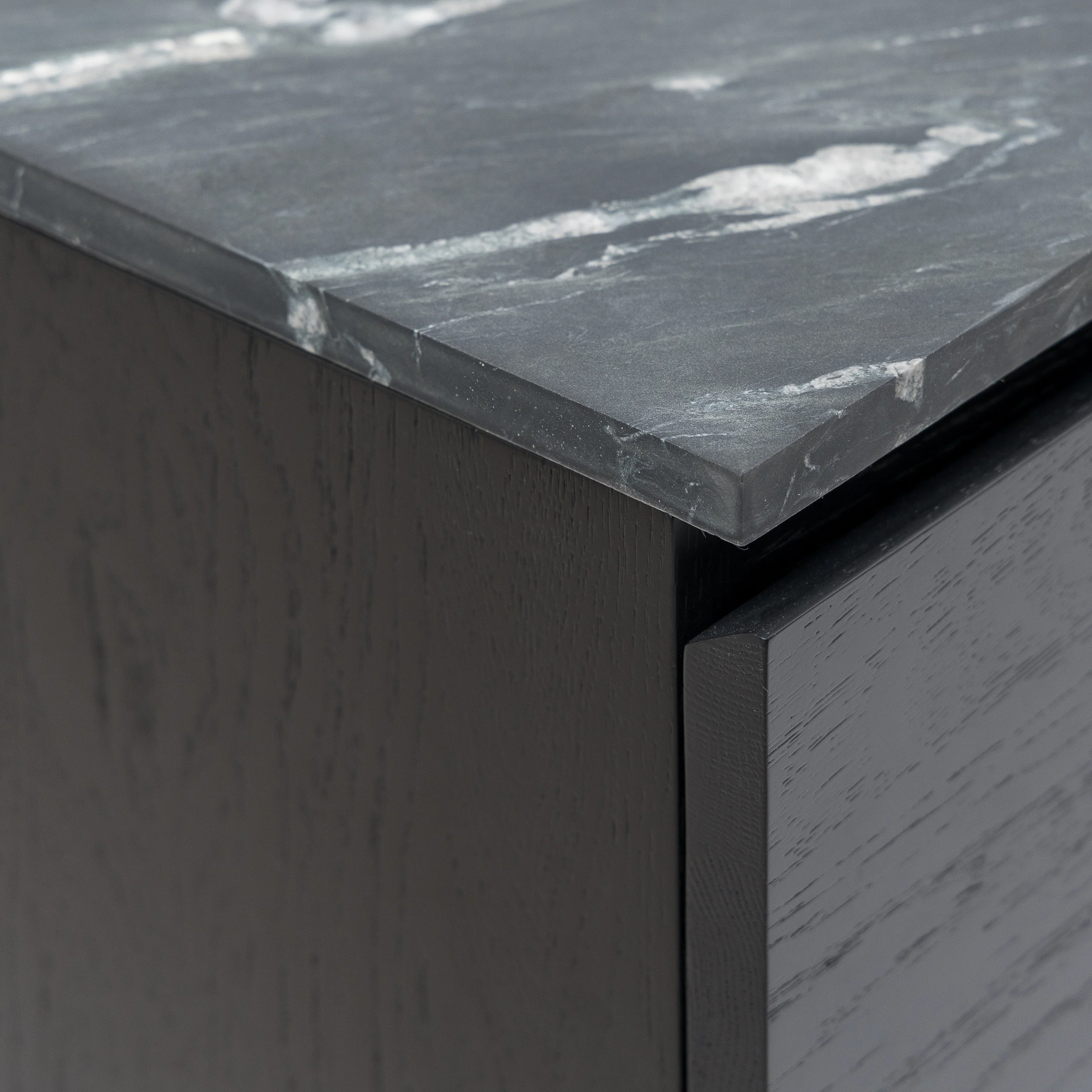 Kami 220 Sideboard - Black Oak & Nero Perlato - Image 16