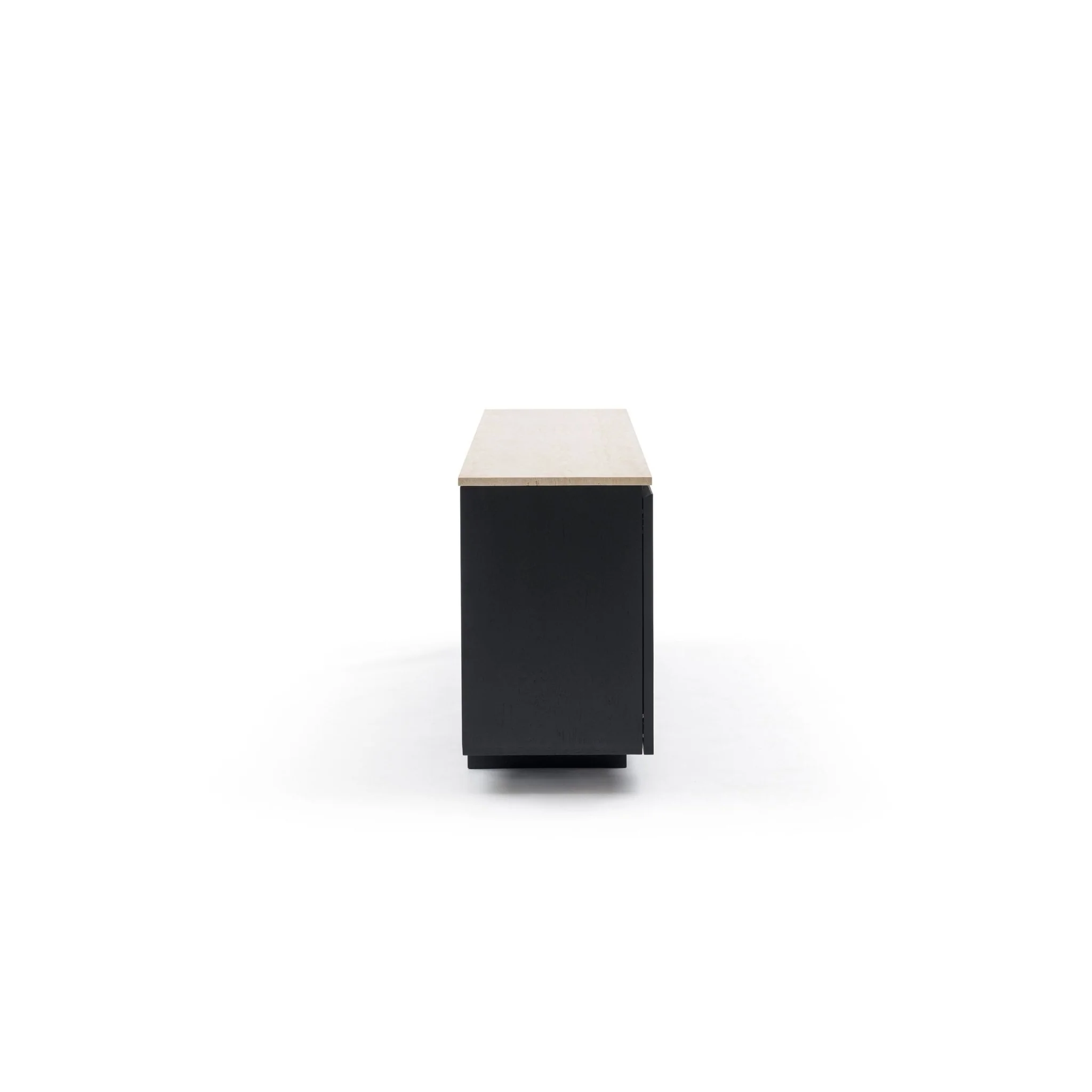 Kami 220 Sideboard - Black Oak & Travertine - Image 3
