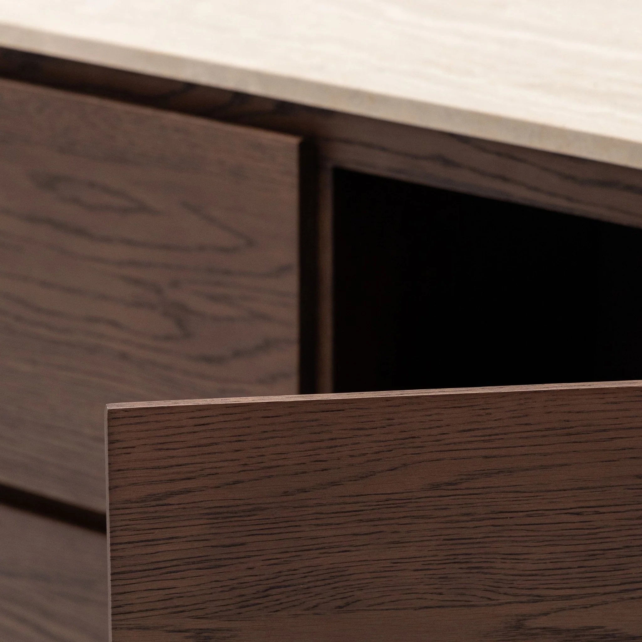 Kami 220 Sideboard - Espresso Oak & Travertine - Image 11
