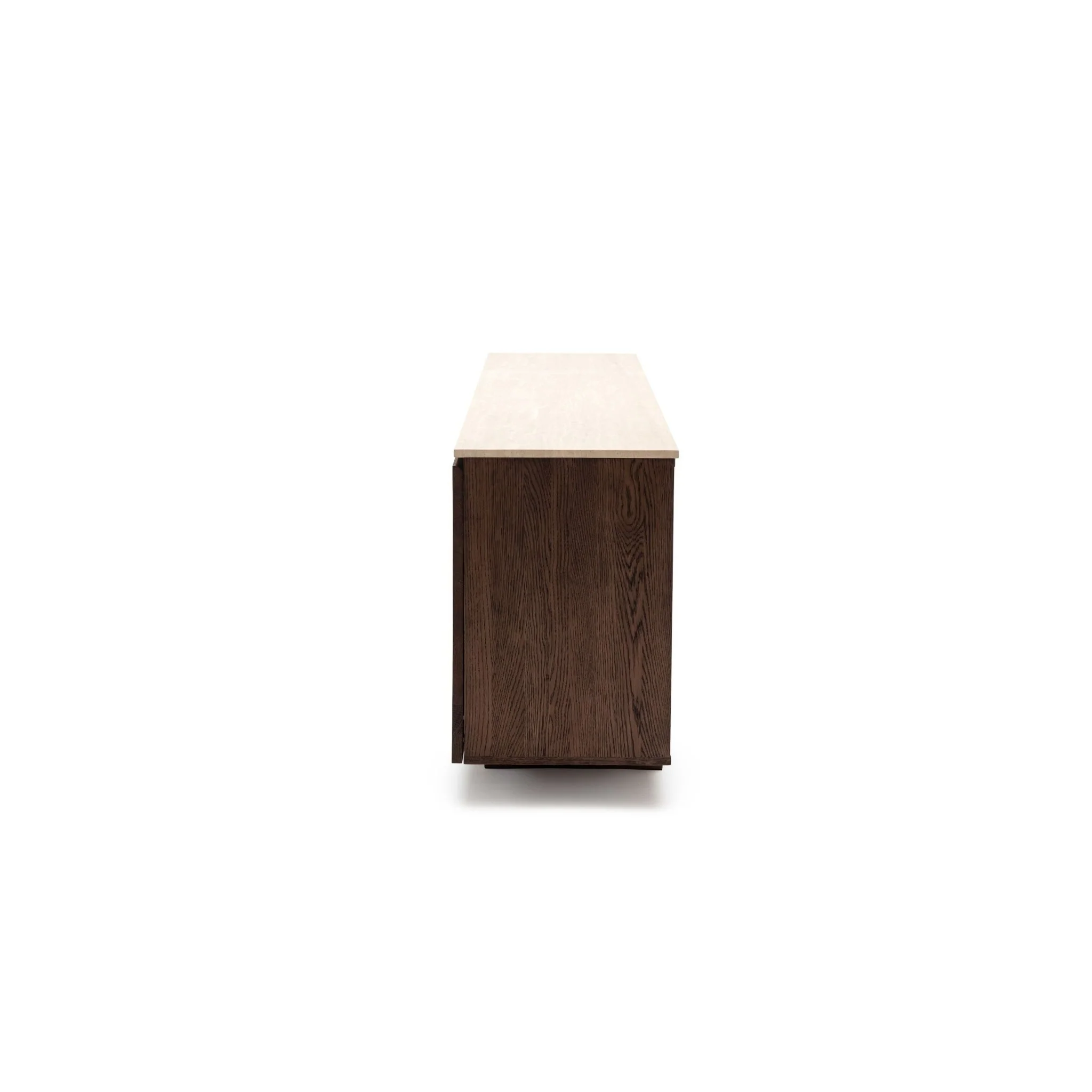 Kami 220 Sideboard - Espresso Oak & Travertine - Image 4