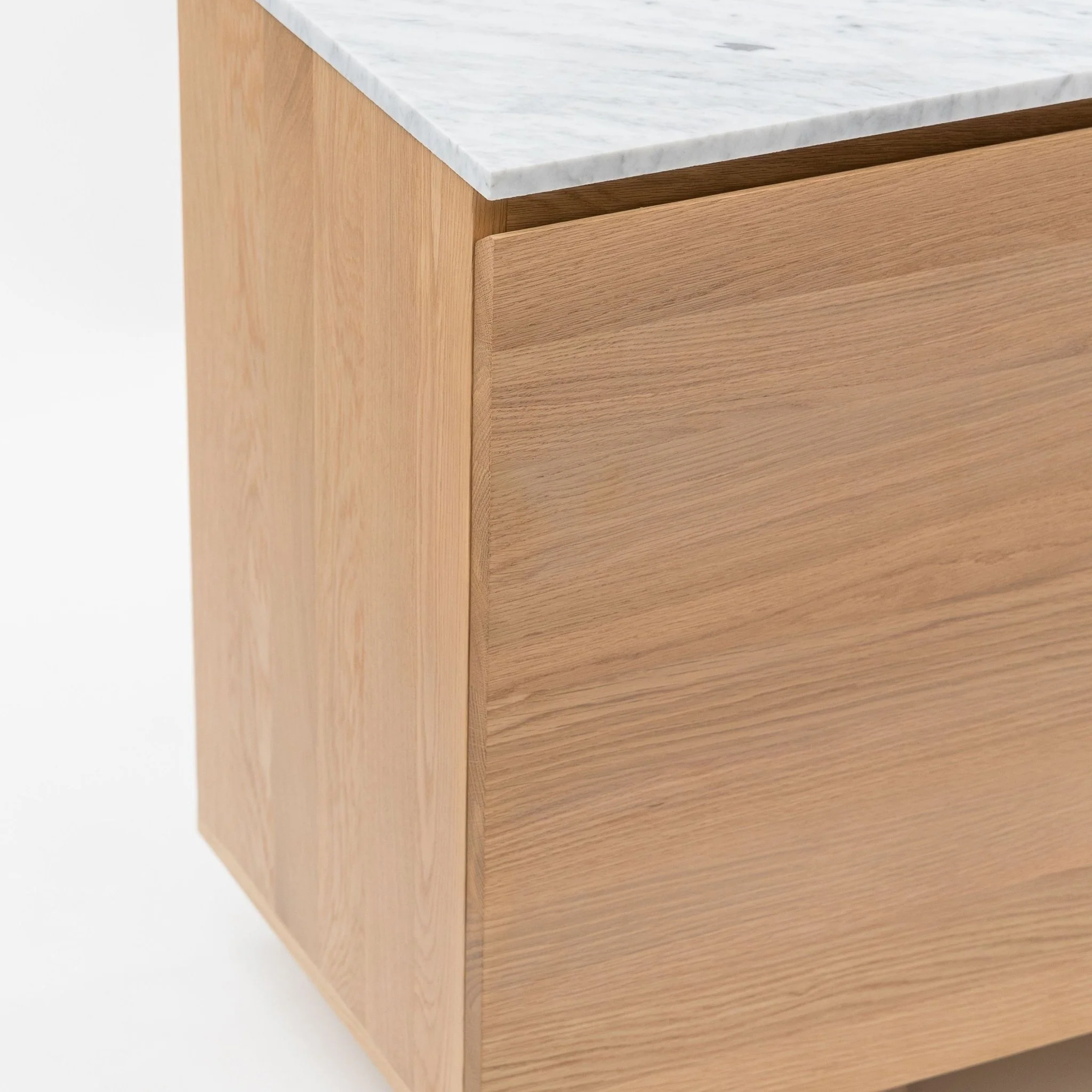 Kami 220 Sideboard - Light Oak & Bianca Carrara - Image 14