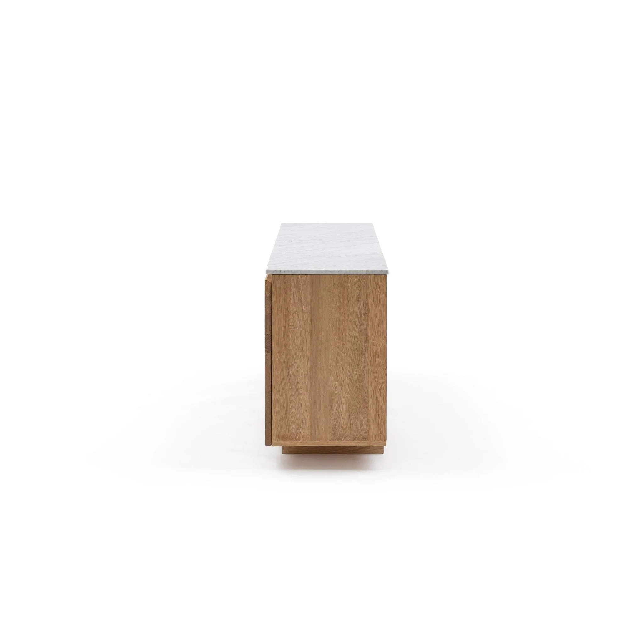 Kami 220 Sideboard - Light Oak & Bianca Carrara - Image 3