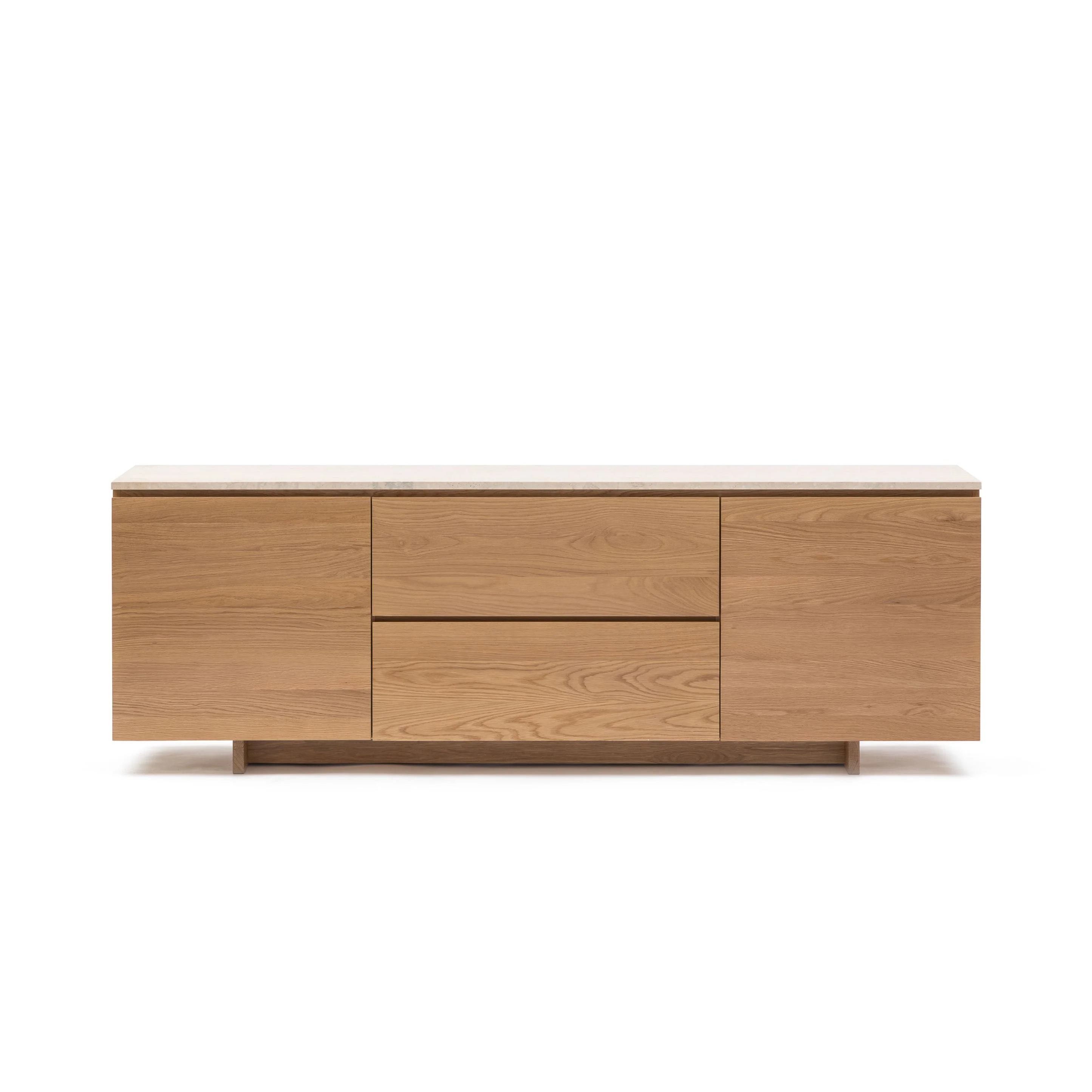 Kami 220 Sideboard - Light Oak & Travertine - Image 2