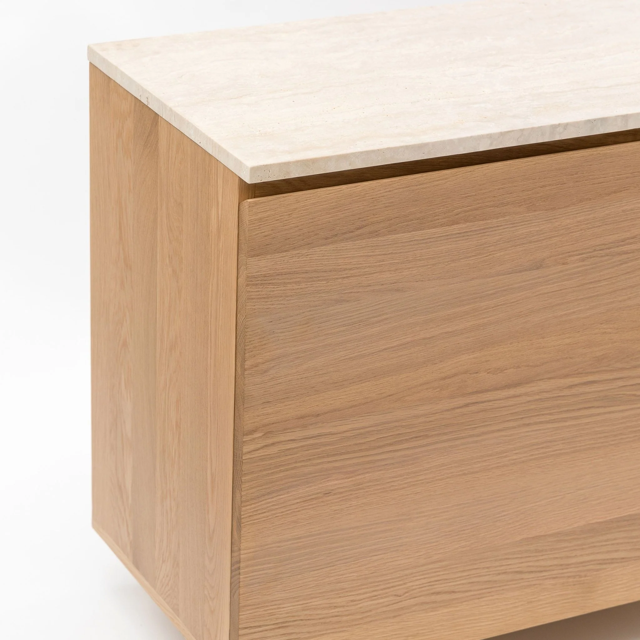 Kami 220 Sideboard - Light Oak & Travertine - Image 7