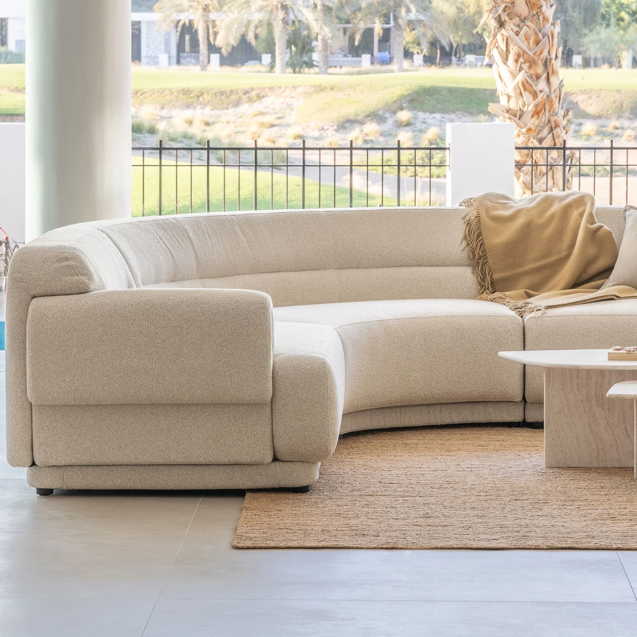 Karine Modular Sofa - Sandstone - Image 11
