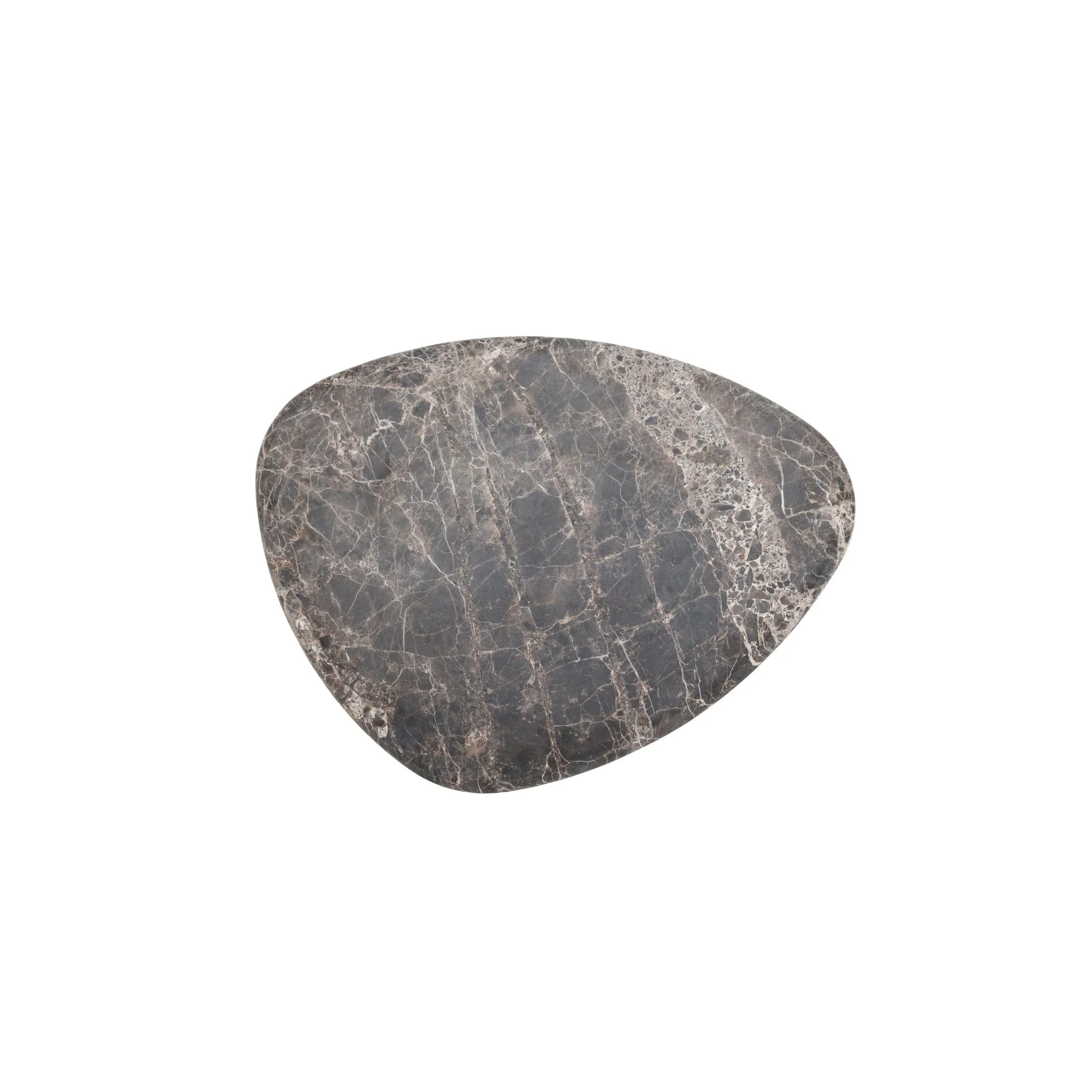 Kora Coffee Table Medium - Dark Emperador & Espresso Oak - Image 16