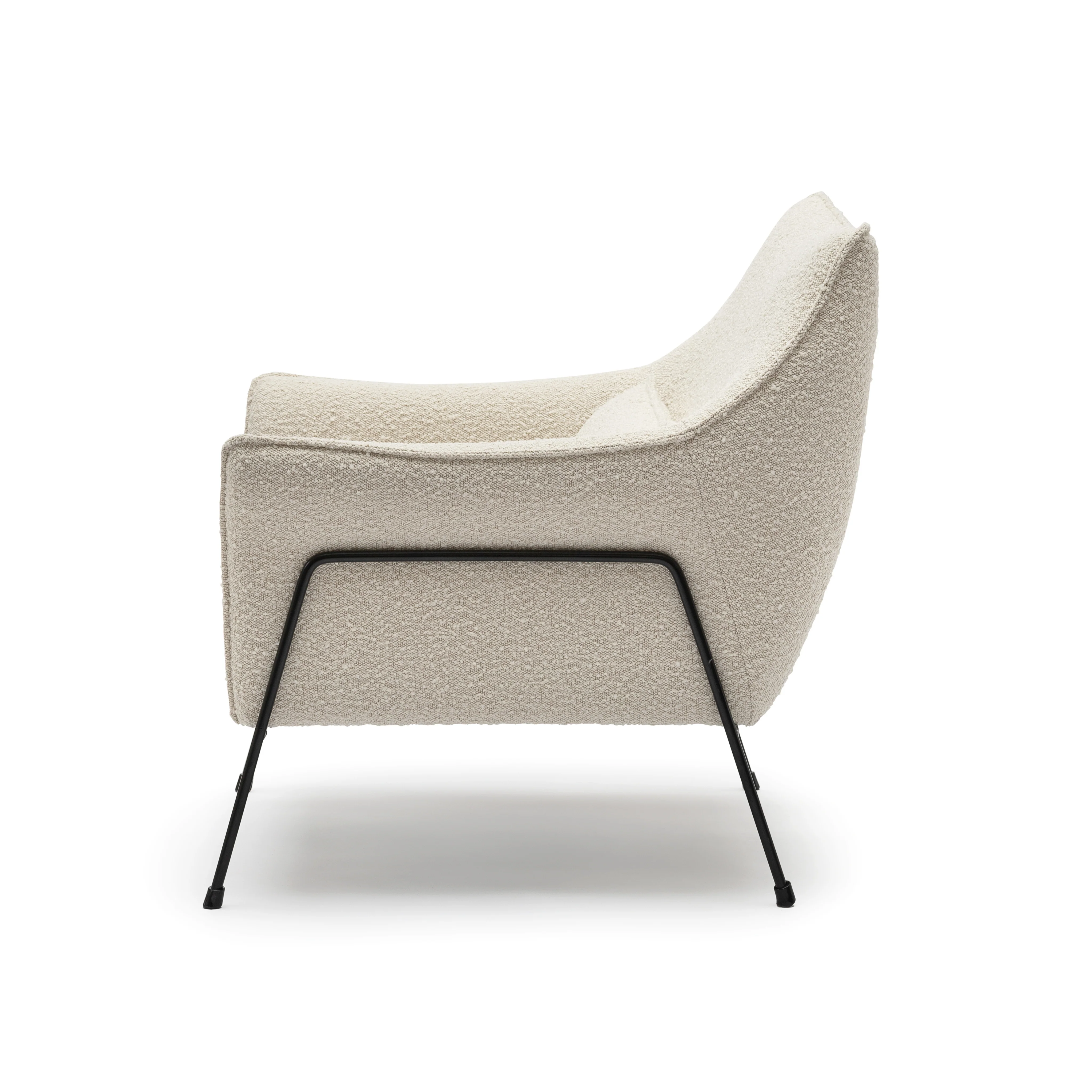 Kubik Accent Chair - Ivory Boucle - Image 4