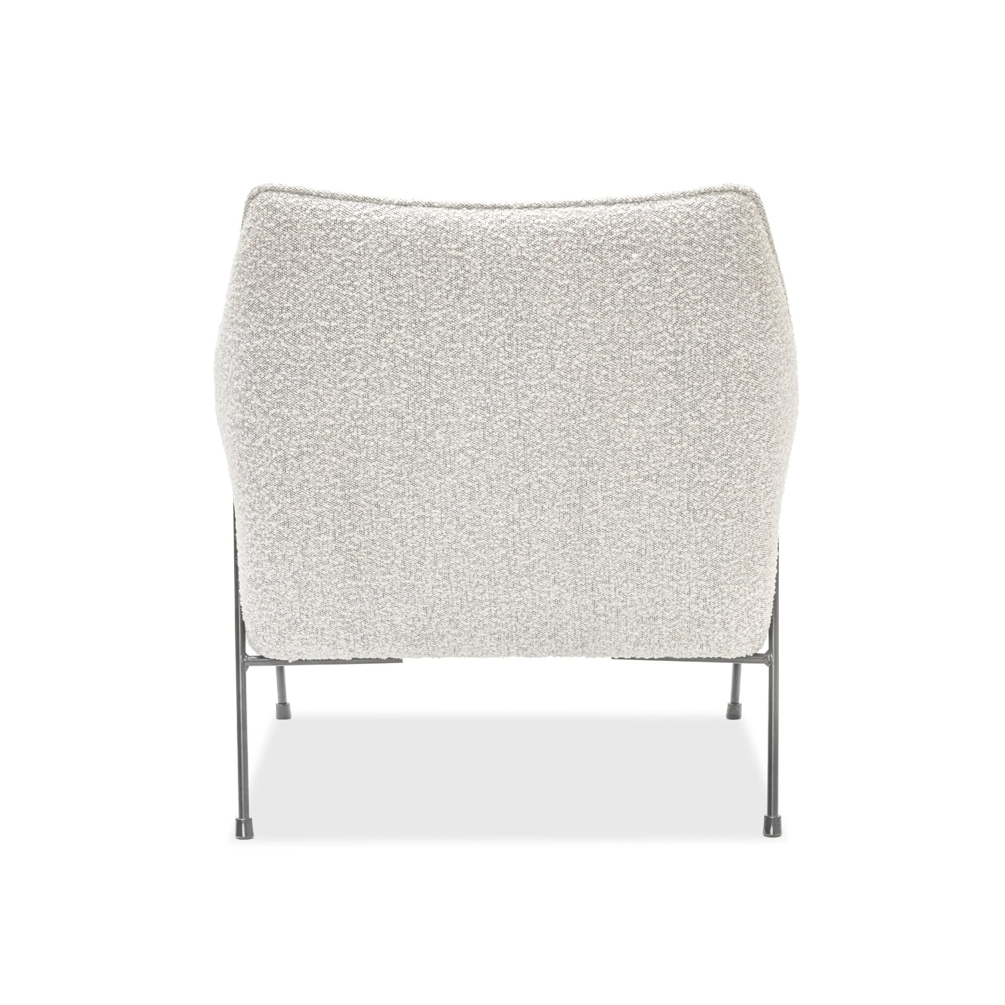 Kubik Accent Chair - Salt & Pepper Boucle - Image 4