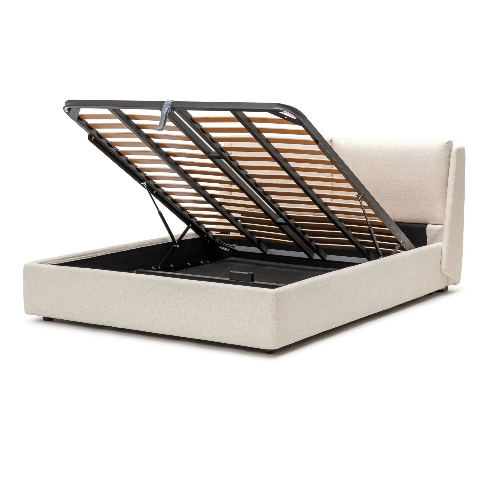Lorenzo Bed With Storage - Beige - Image 20