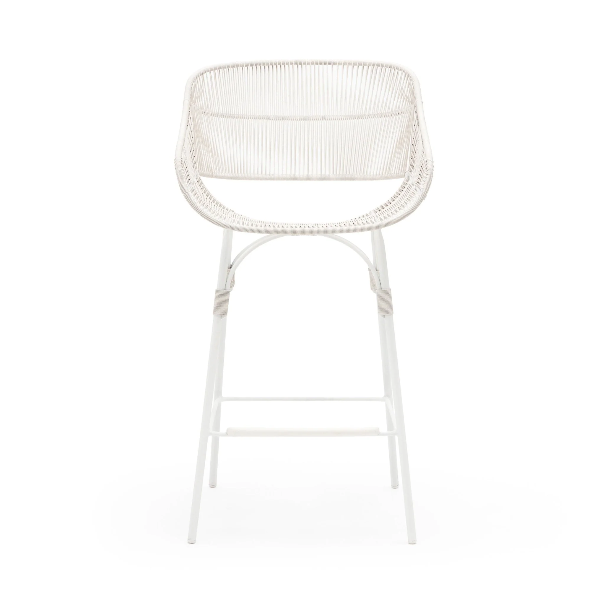 Marina Bar Stool - Stonewhite & Chalk - Image 2
