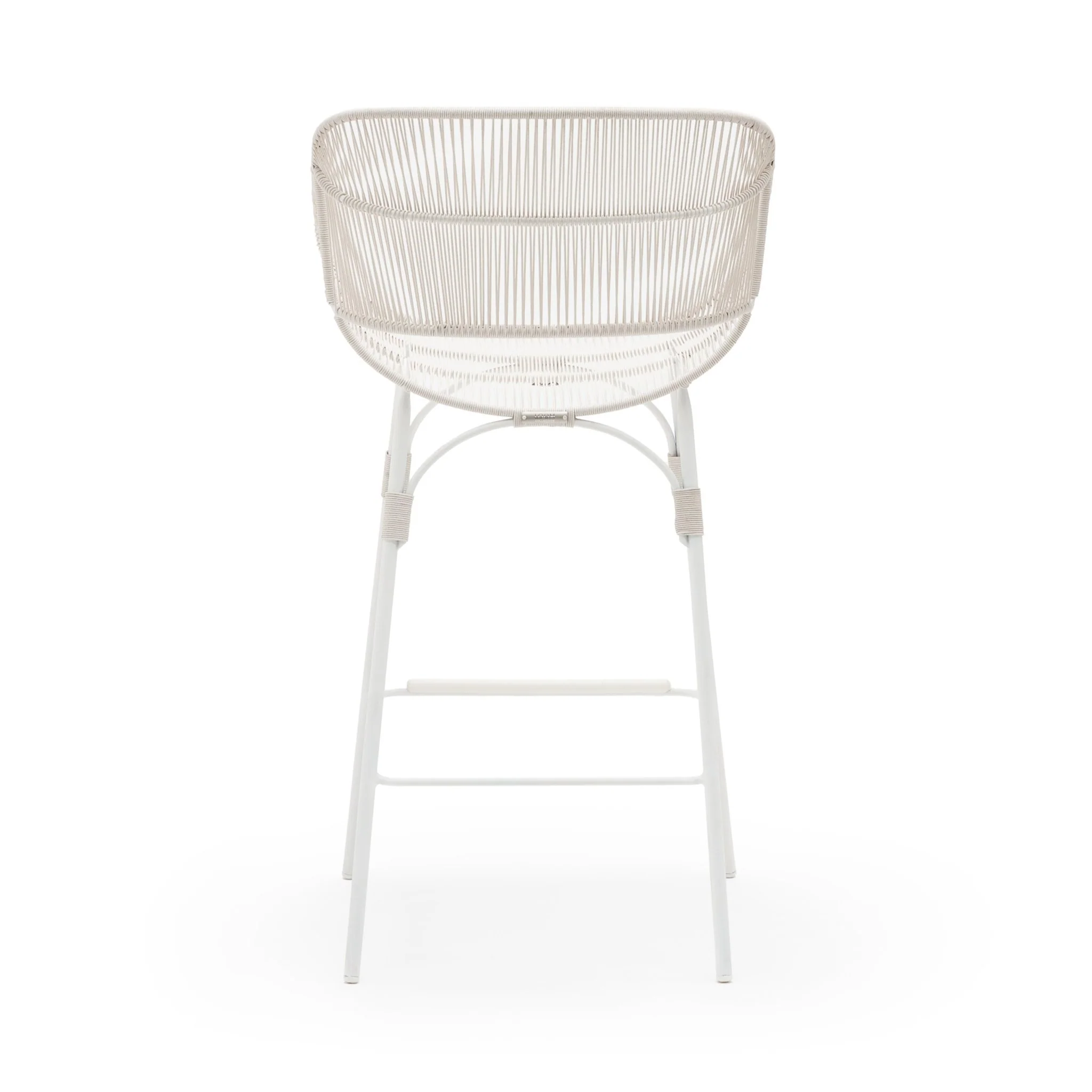 Marina Bar Stool - Stonewhite & Chalk - Image 4