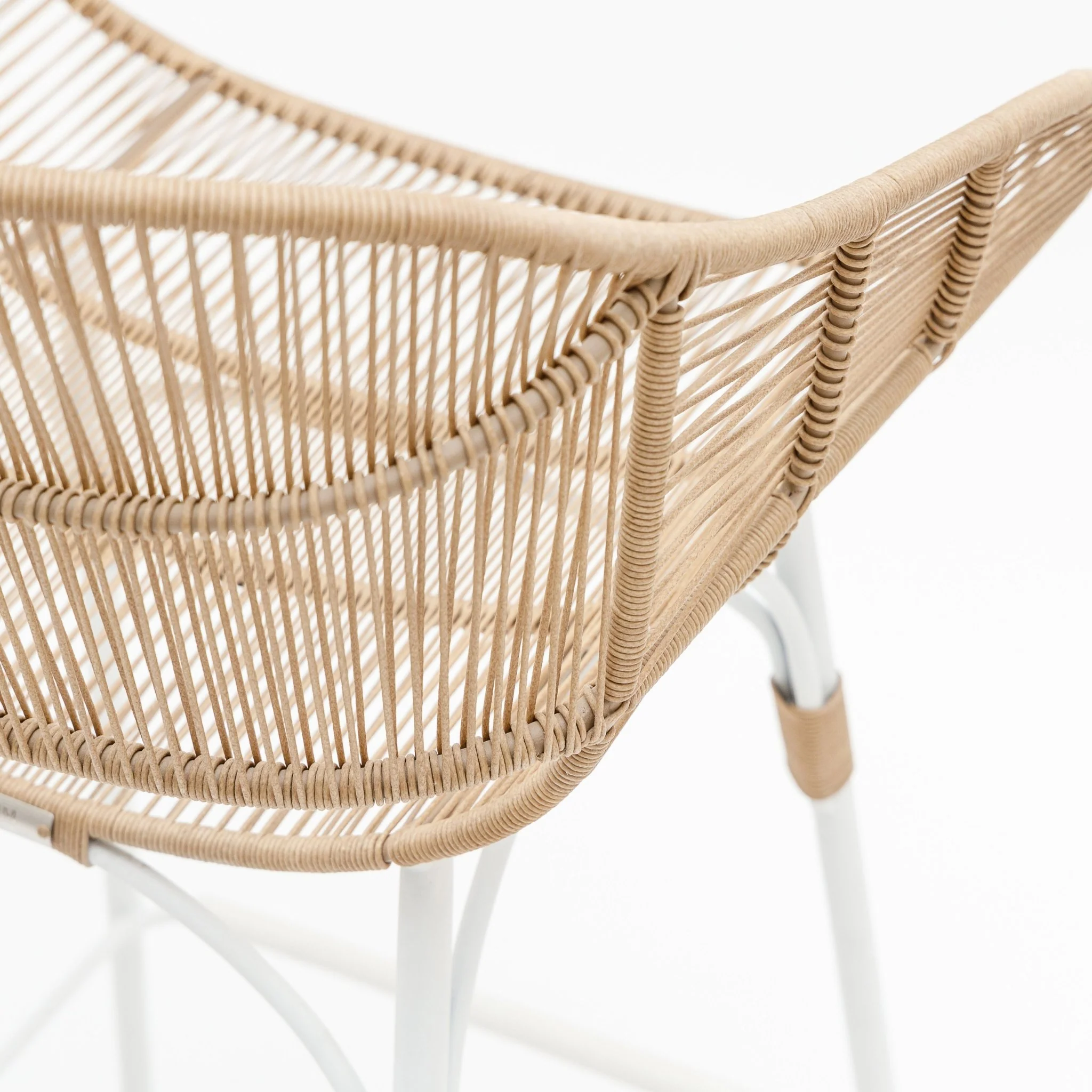 Marina Bar Stool - Stonewhite & Natural - Image 12