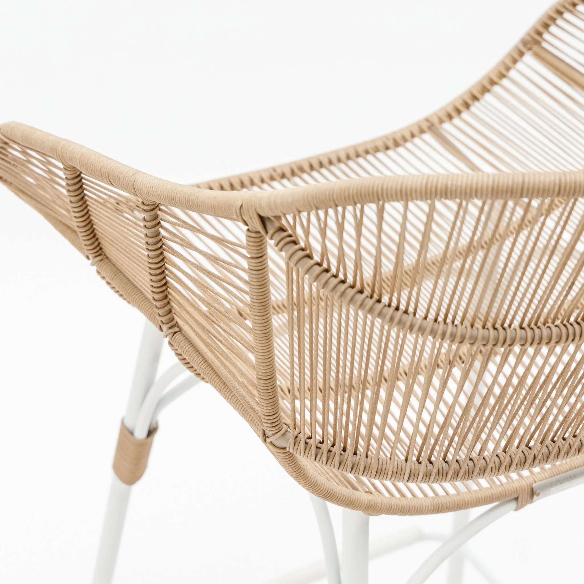 Marina Bar Stool - Stonewhite & Natural - Image 8