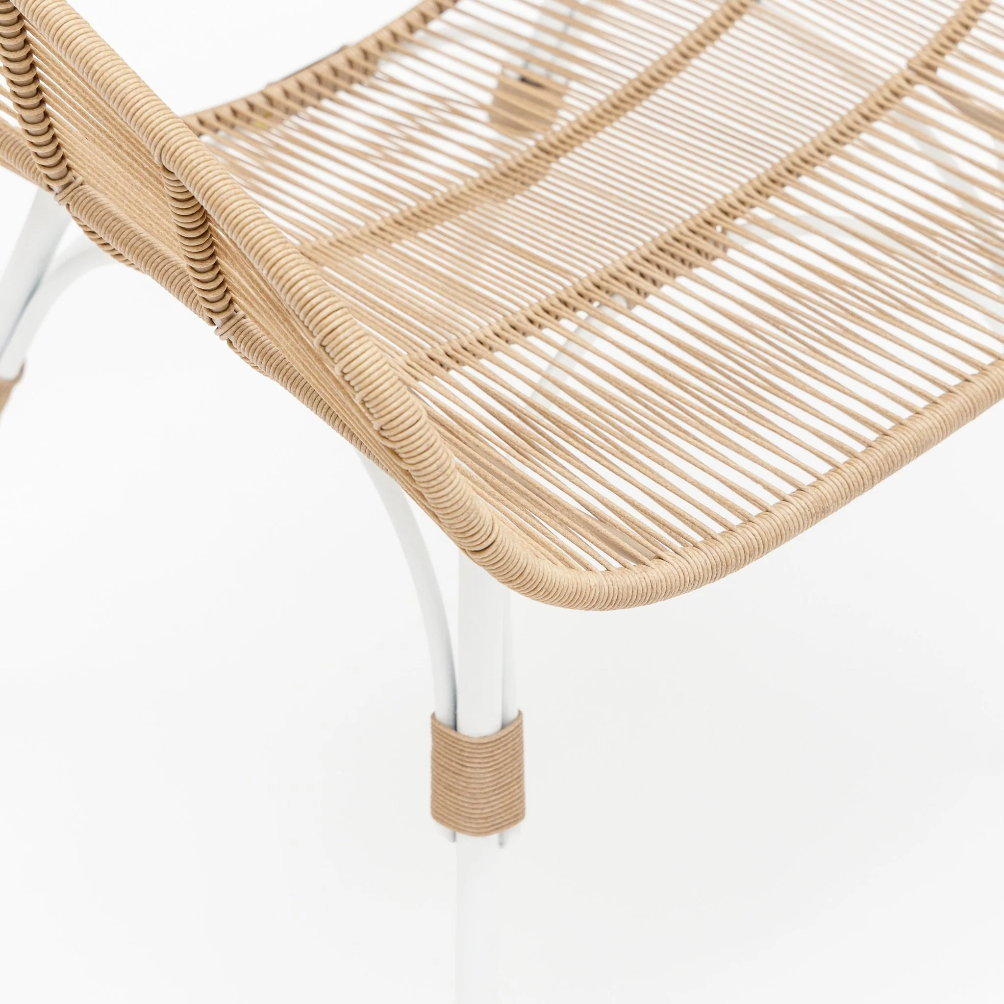 Marina Dining Armchair - Stonewhite & Natural - Image 13