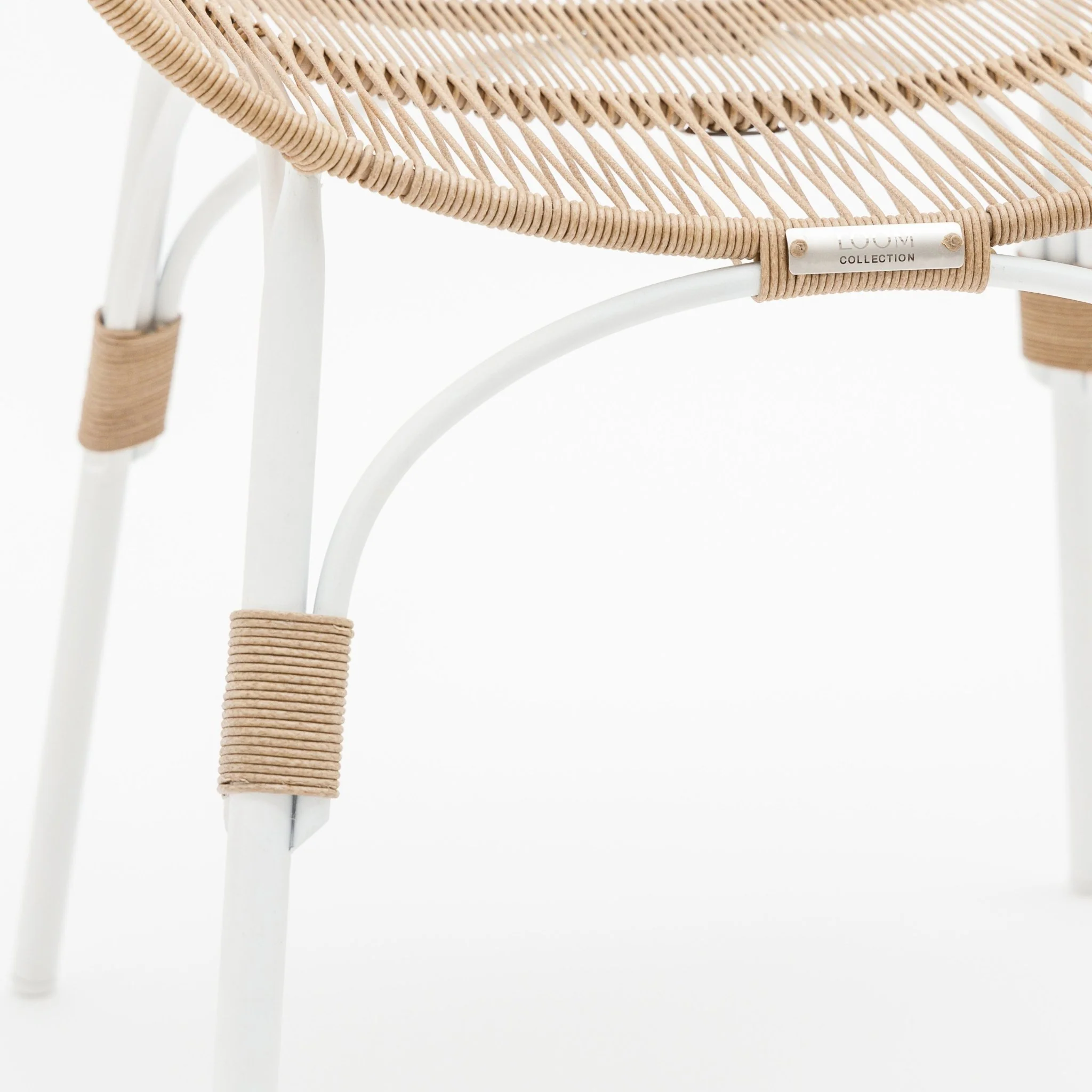 Marina Dining Armchair - Stonewhite & Natural - Image 16